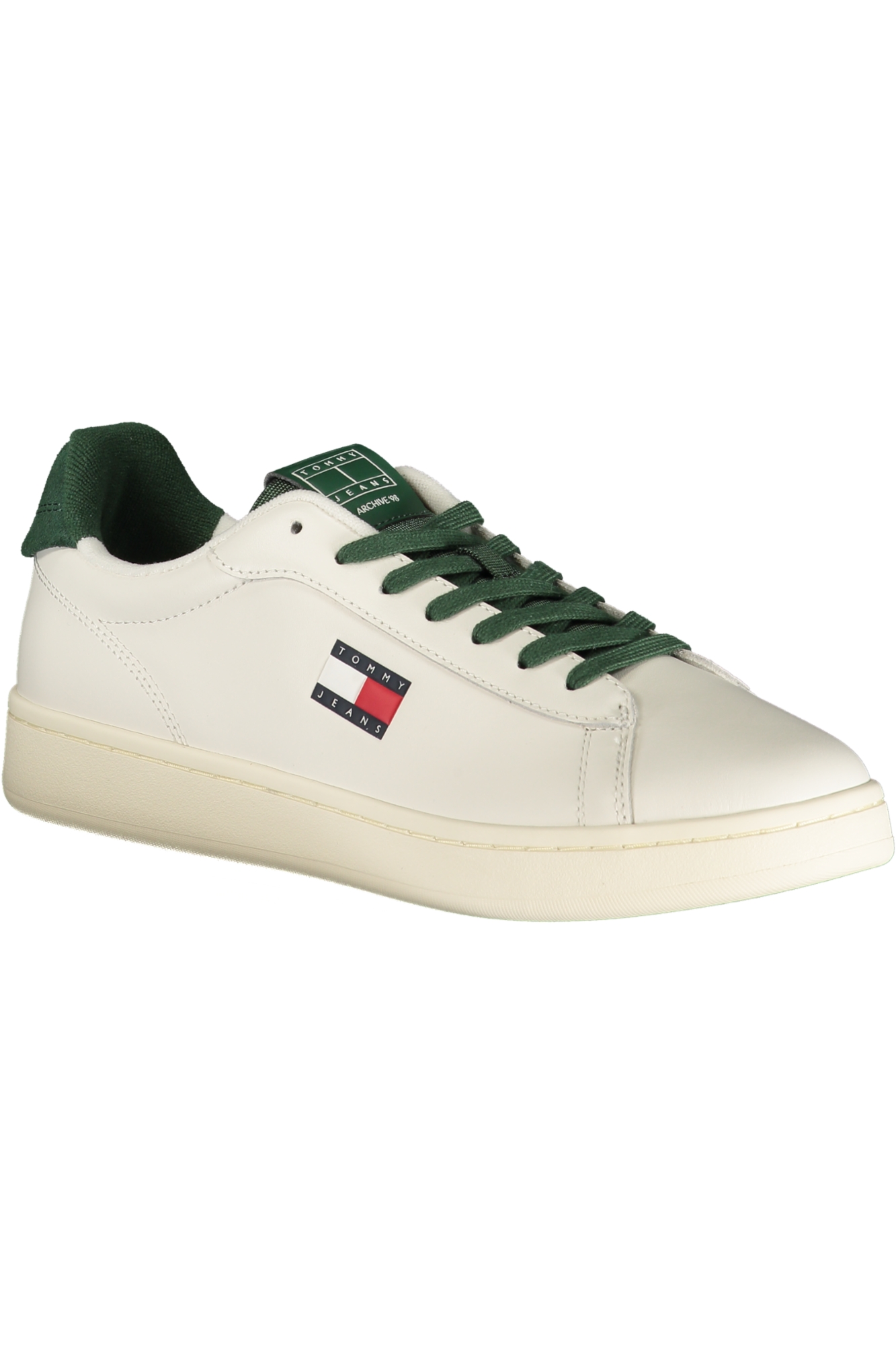TOMMY HILFIGER MEN'S WHITE SPORTS SHOES TOMMY HILFIGER MEN'S WHITE SPORTS SHOES - Image 2