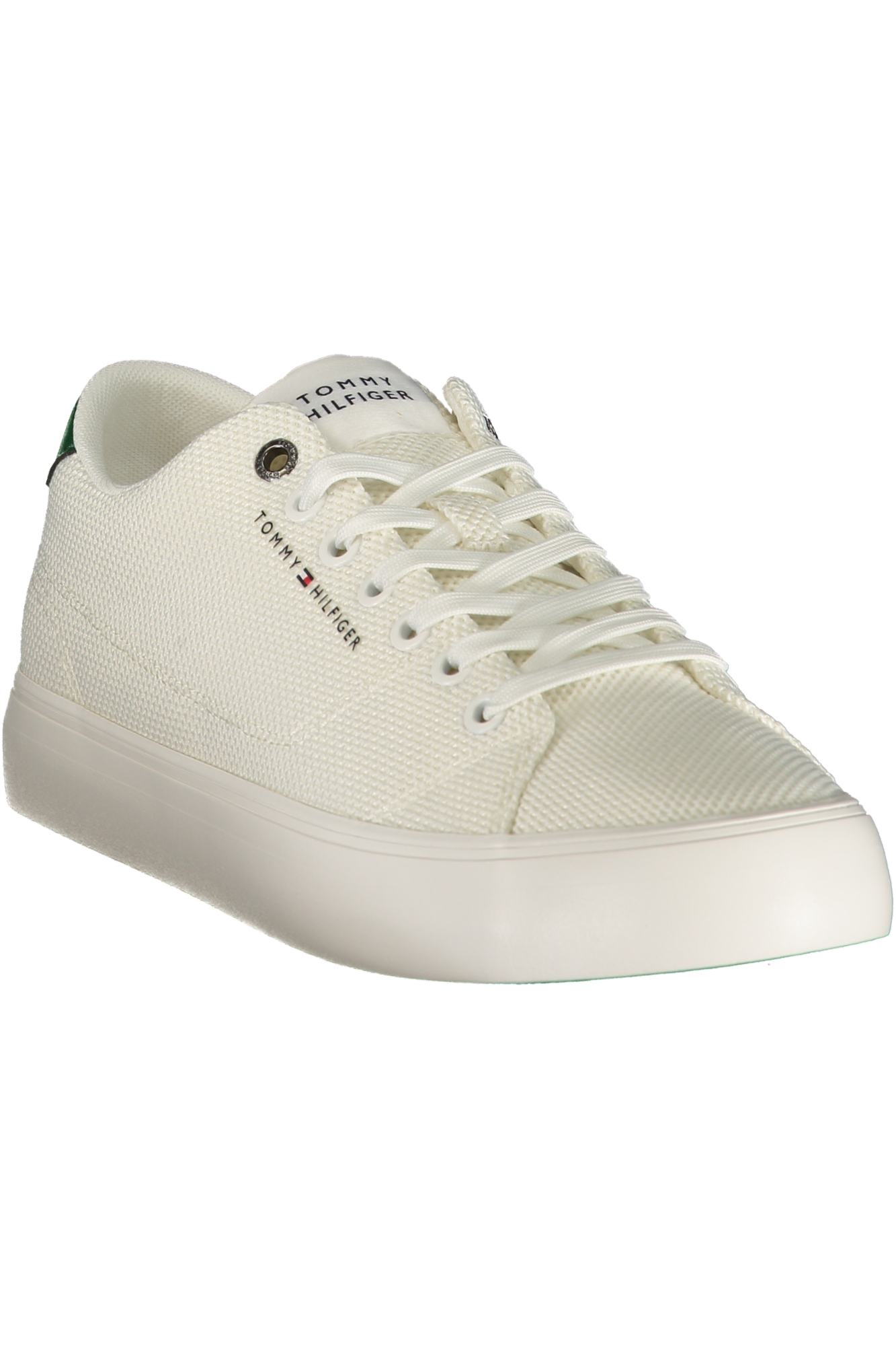 TOMMY HILFIGER MEN'S WHITE SPORTS SHOES TOMMY HILFIGER MEN'S WHITE SPORTS SHOES - Image 2