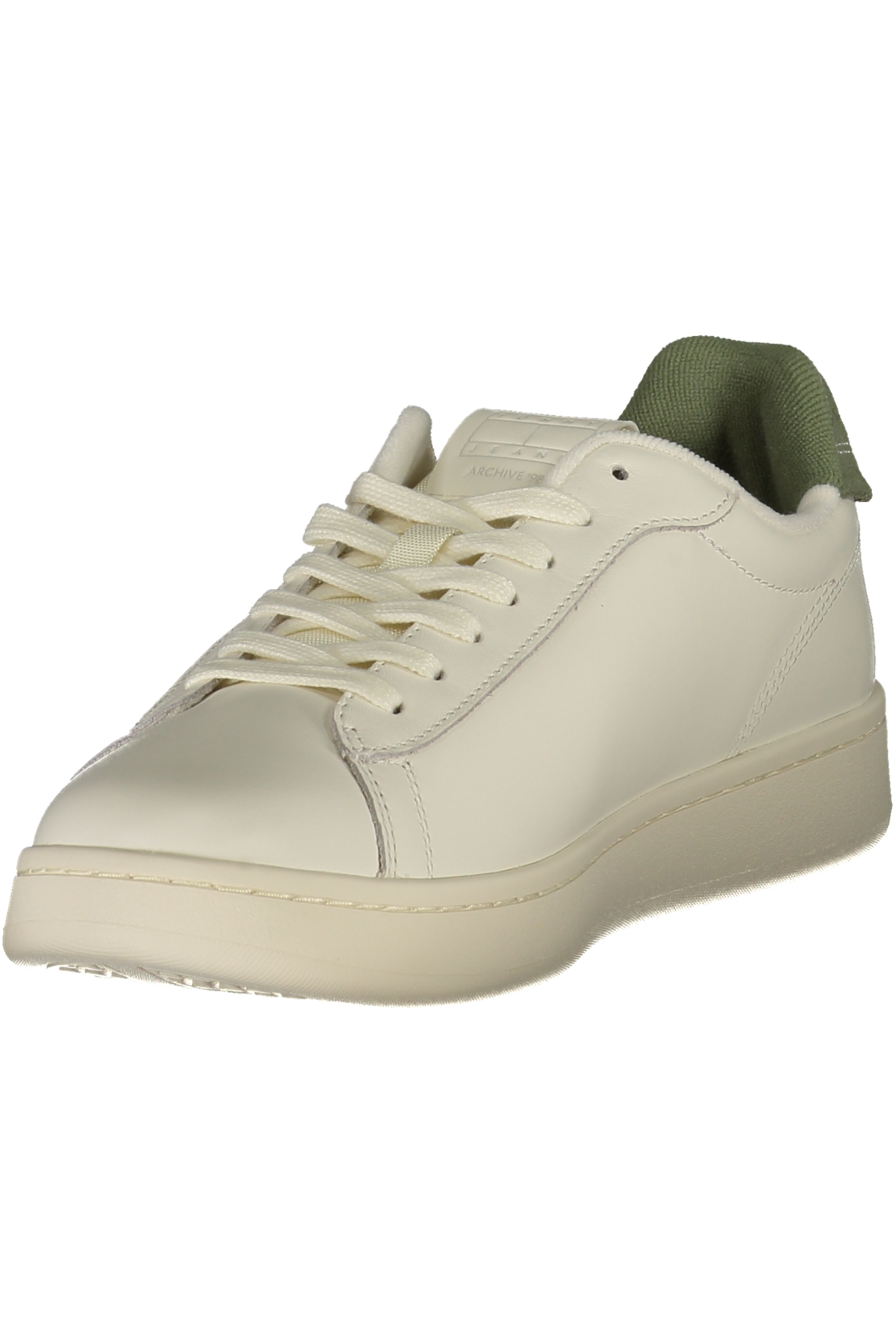 TOMMY HILFIGER MEN'S WHITE SPORTS SHOES TOMMY HILFIGER MEN'S WHITE SPORTS SHOES - Image 3