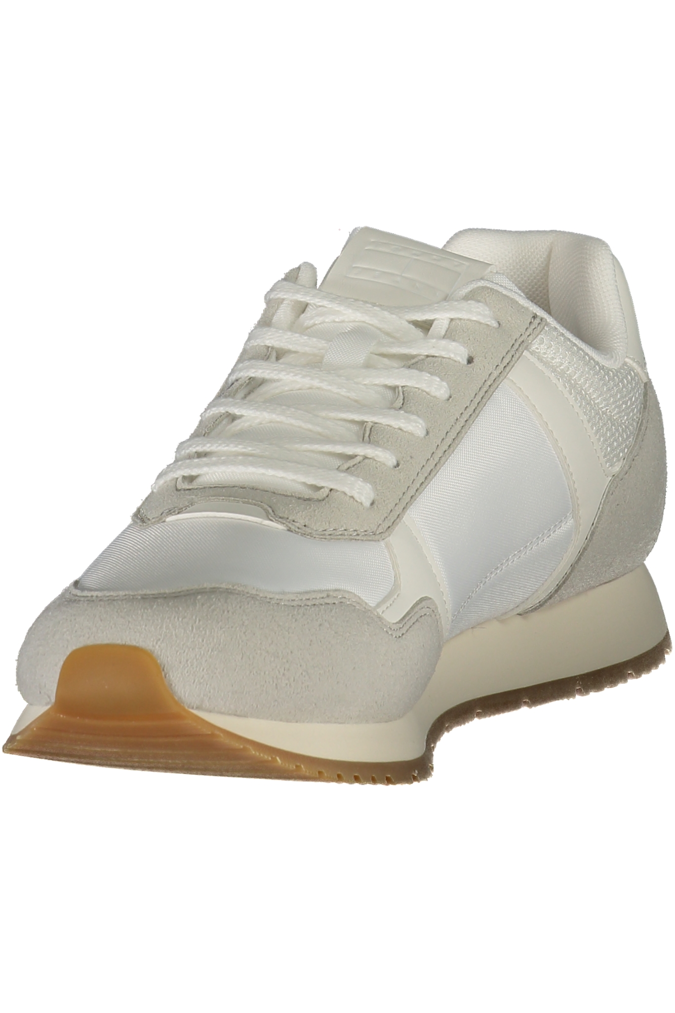 TOMMY HILFIGER MEN'S WHITE SPORTS SHOES TOMMY HILFIGER MEN'S WHITE SPORTS SHOES - Image 3