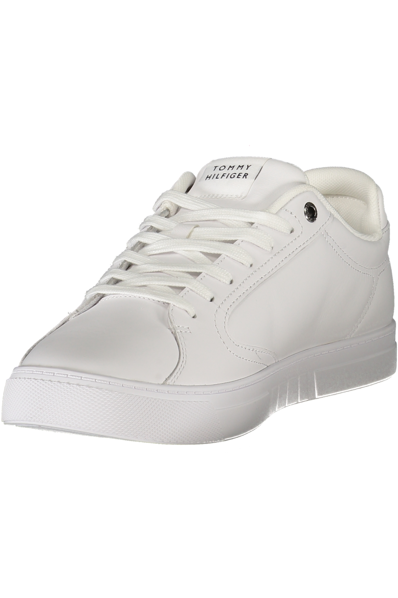 TOMMY HILFIGER MEN'S WHITE SPORTS SHOES TOMMY HILFIGER MEN'S WHITE SPORTS SHOES - Image 3
