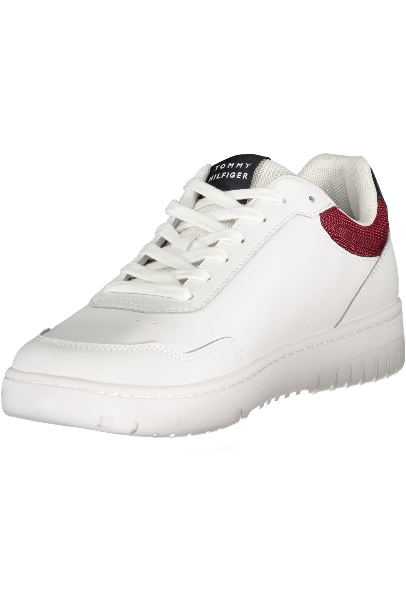 TOMMY HILFIGER MEN'S WHITE SPORTS SHOES TOMMY HILFIGER MEN'S WHITE SPORTS SHOES - Image 3
