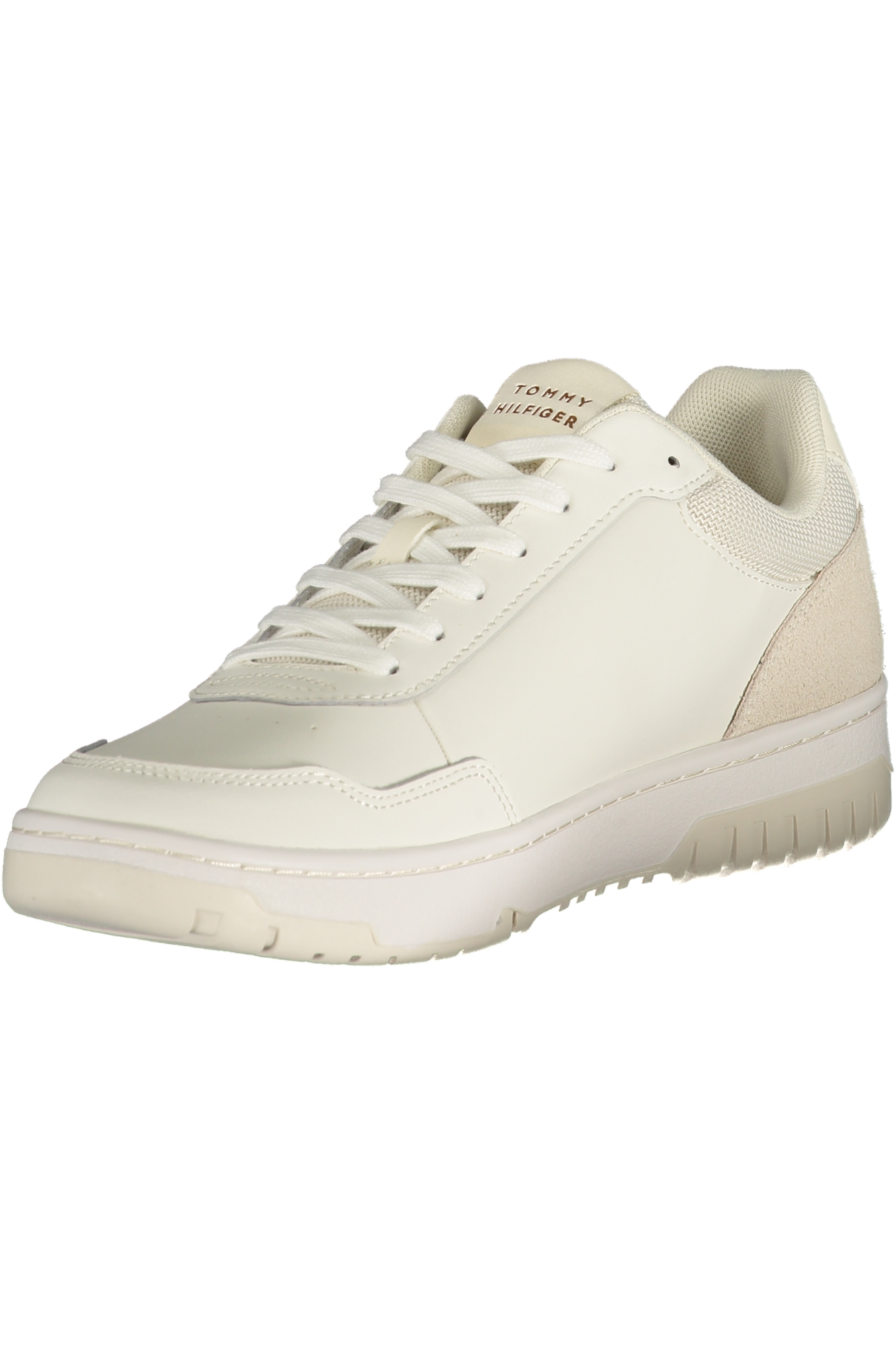 TOMMY HILFIGER MEN'S WHITE SPORTS SHOES TOMMY HILFIGER MEN'S WHITE SPORTS SHOES - Image 3