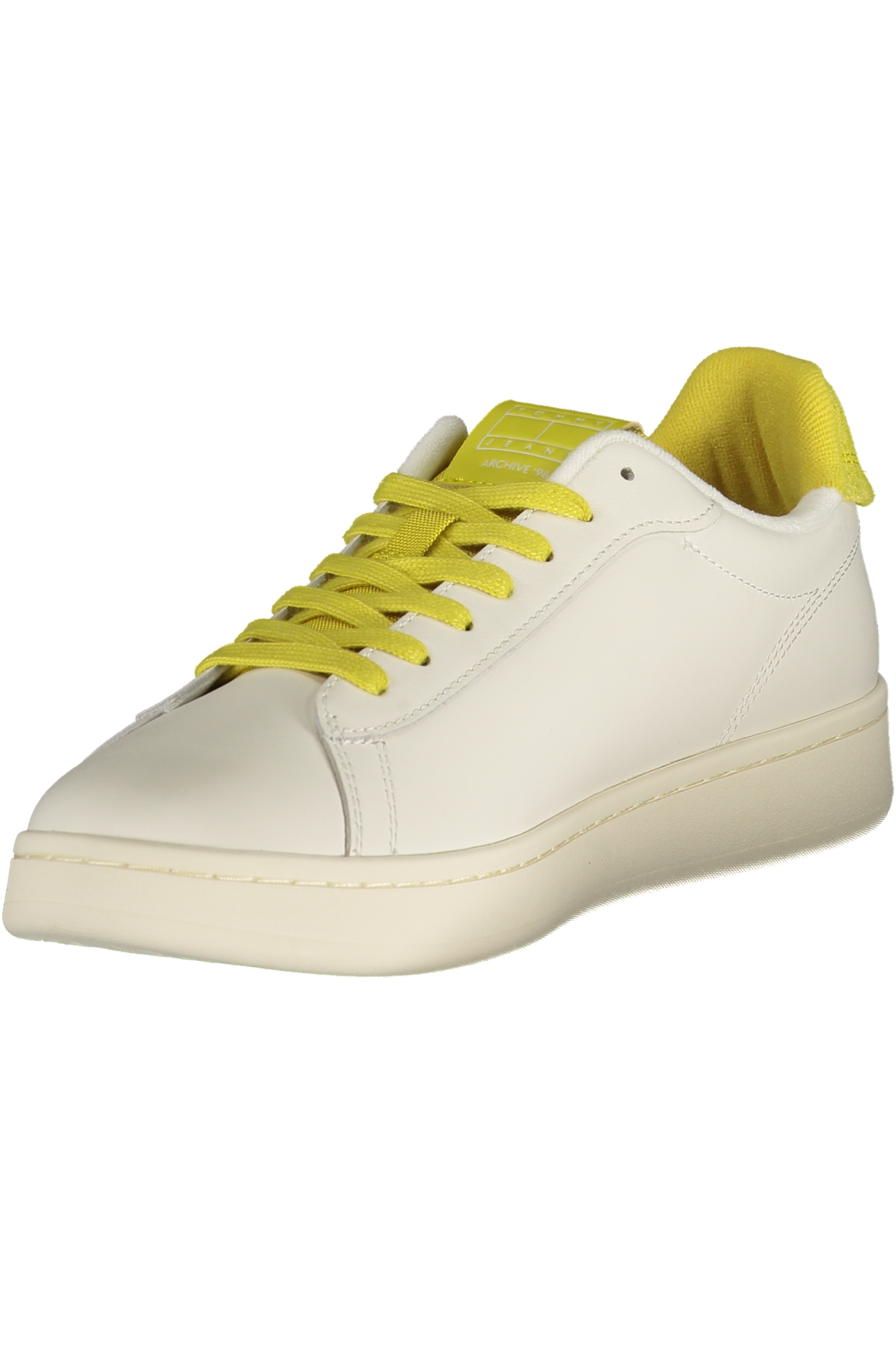 TOMMY HILFIGER MEN'S WHITE SPORTS SHOES TOMMY HILFIGER MEN'S WHITE SPORTS SHOES - Image 3