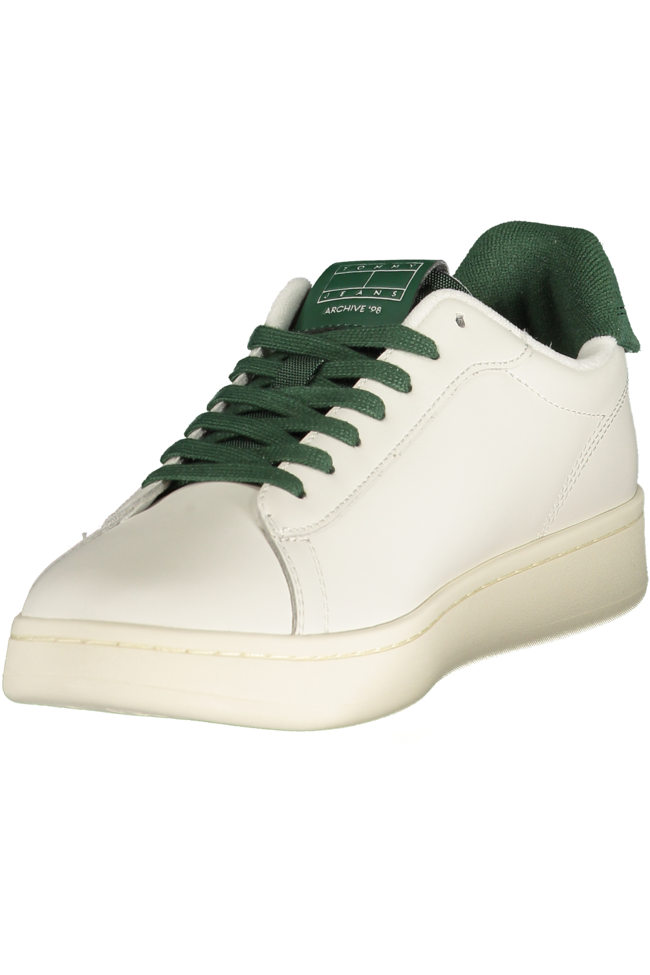 TOMMY HILFIGER MEN'S WHITE SPORTS SHOES TOMMY HILFIGER MEN'S WHITE SPORTS SHOES - Image 3