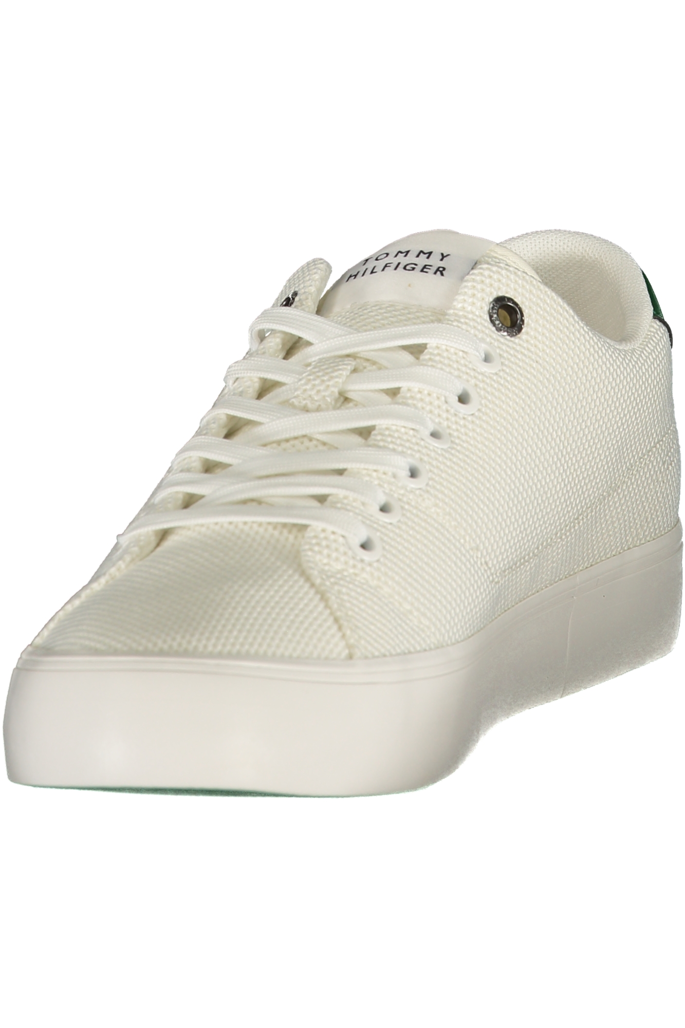 TOMMY HILFIGER MEN'S WHITE SPORTS SHOES TOMMY HILFIGER MEN'S WHITE SPORTS SHOES - Image 3
