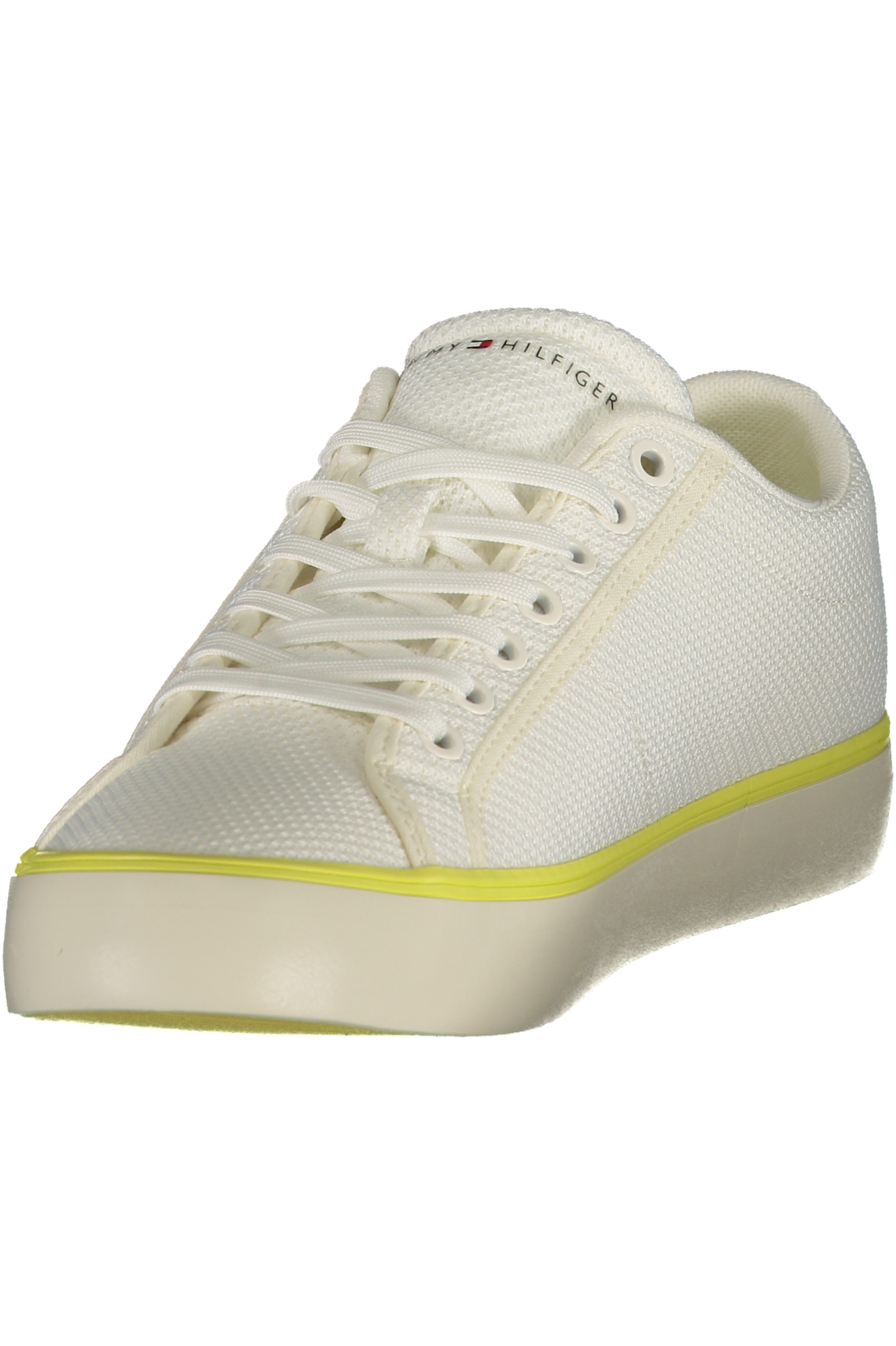 TOMMY HILFIGER MEN'S WHITE SPORTS SHOES TOMMY HILFIGER MEN'S WHITE SPORTS SHOES - Image 3