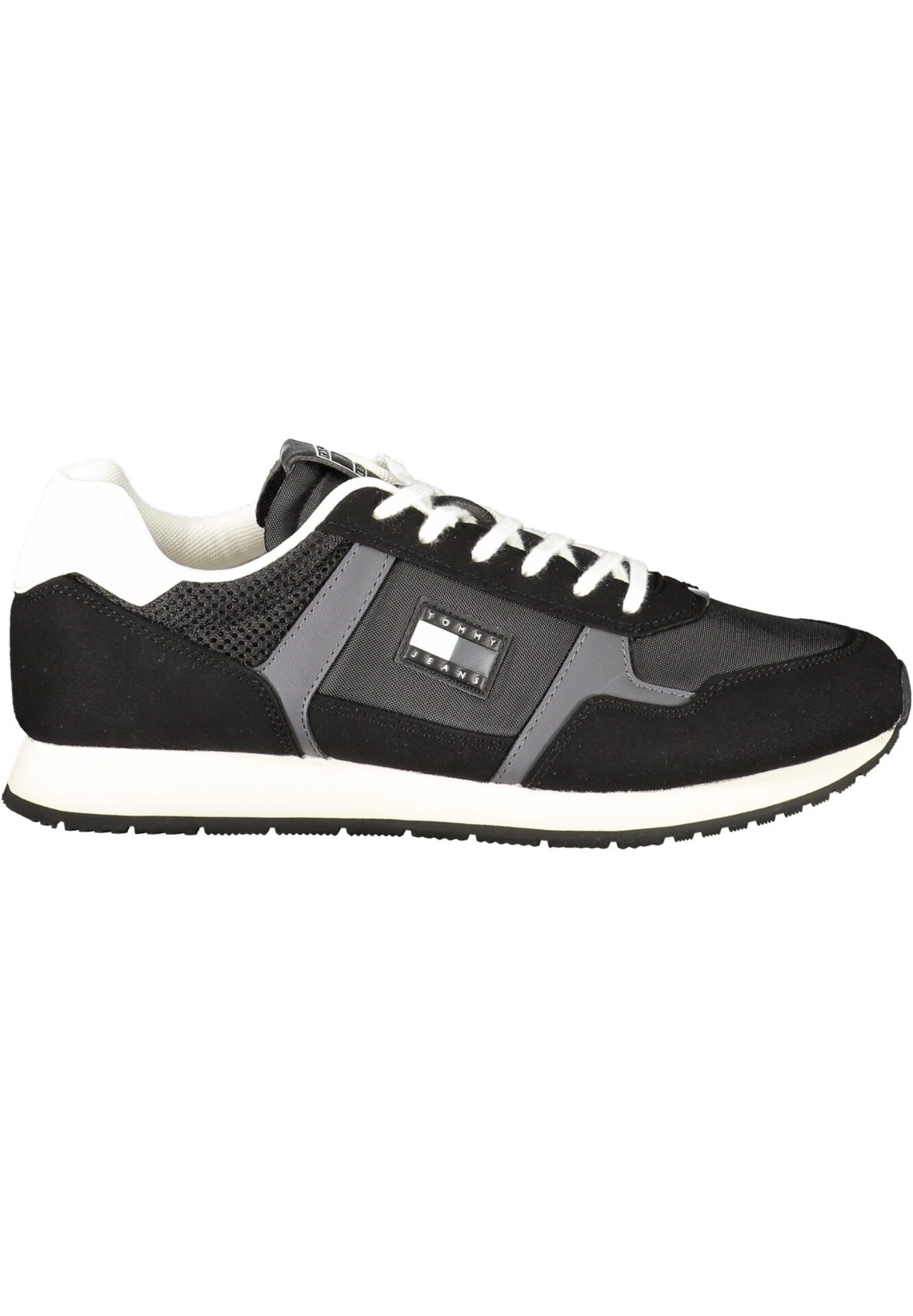 TOMMY HILFIGER MEN'S BLACK SPORTS SHOES
