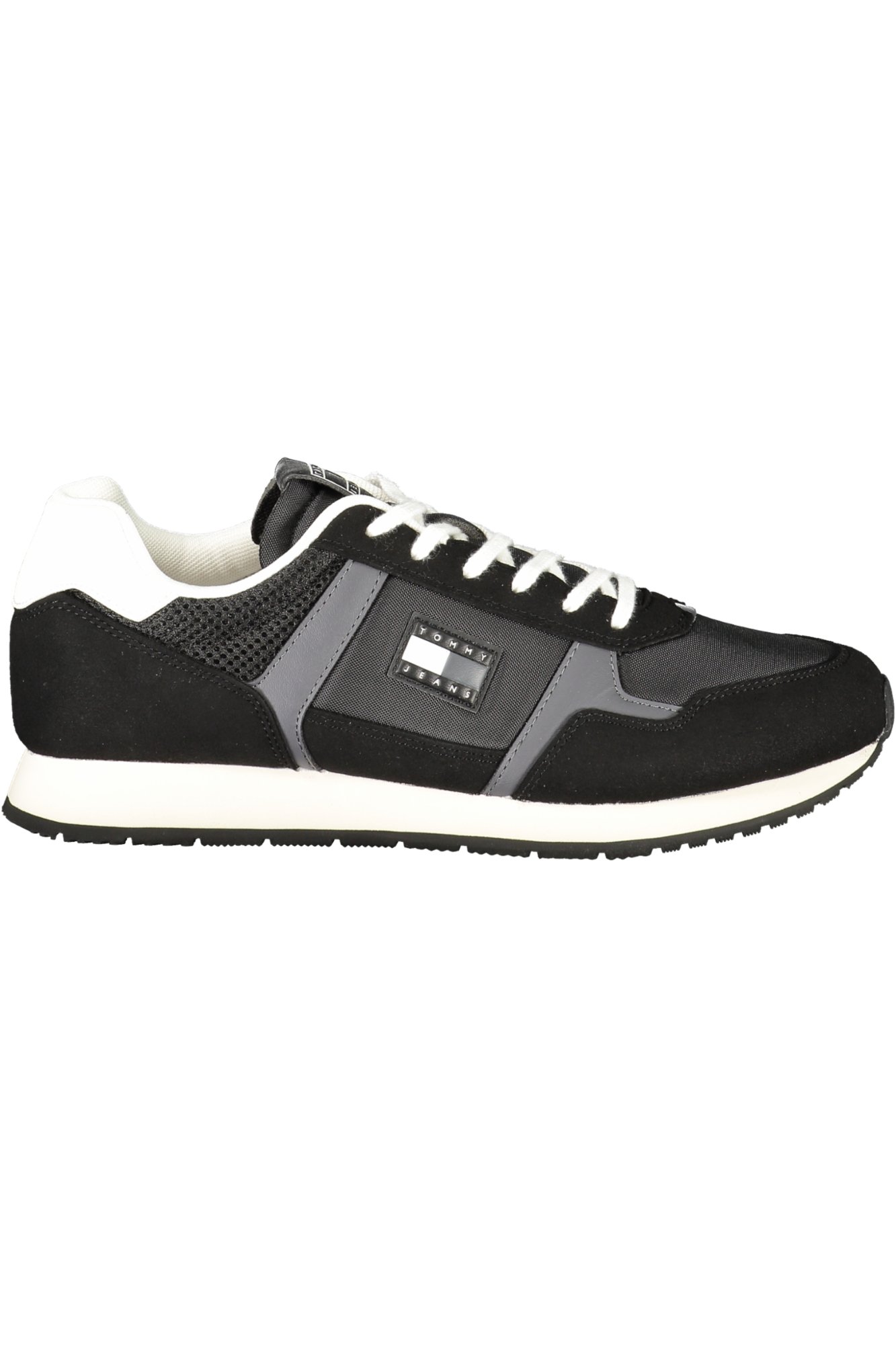 TOMMY HILFIGER MEN'S BLACK SPORTS SHOES TOMMY HILFIGER MEN'S BLACK SPORTS SHOES