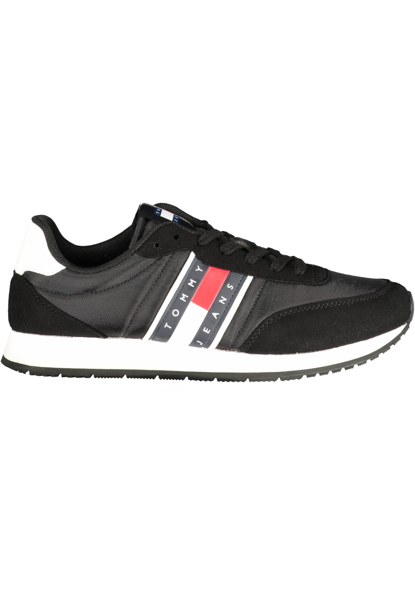 TOMMY HILFIGER MEN'S BLACK SPORTS SHOES