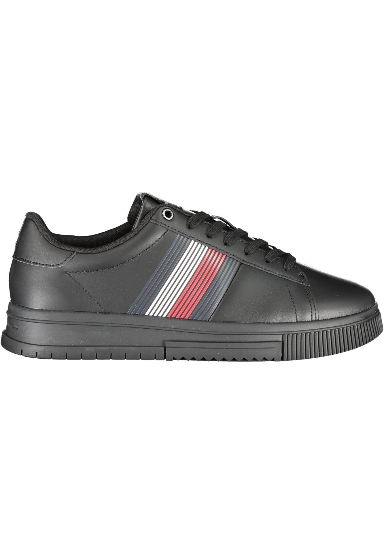 TOMMY HILFIGER BLACK MEN'S SPORTS SHOES