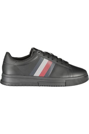 TOMMY HILFIGER BLACK MEN'S SPORTS SHOES
