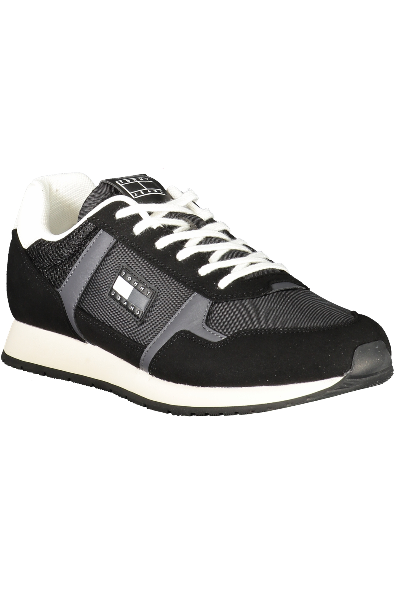 TOMMY HILFIGER MEN'S BLACK SPORTS SHOES TOMMY HILFIGER MEN'S BLACK SPORTS SHOES - Image 2