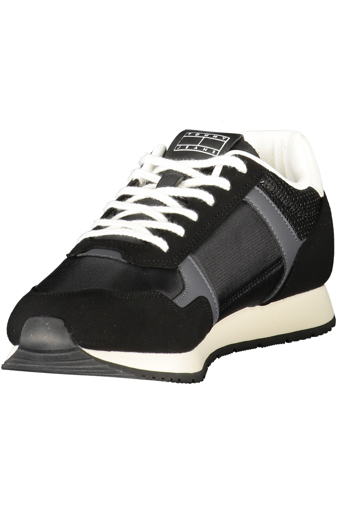 TOMMY HILFIGER MEN'S BLACK SPORTS SHOES TOMMY HILFIGER MEN'S BLACK SPORTS SHOES - Image 3