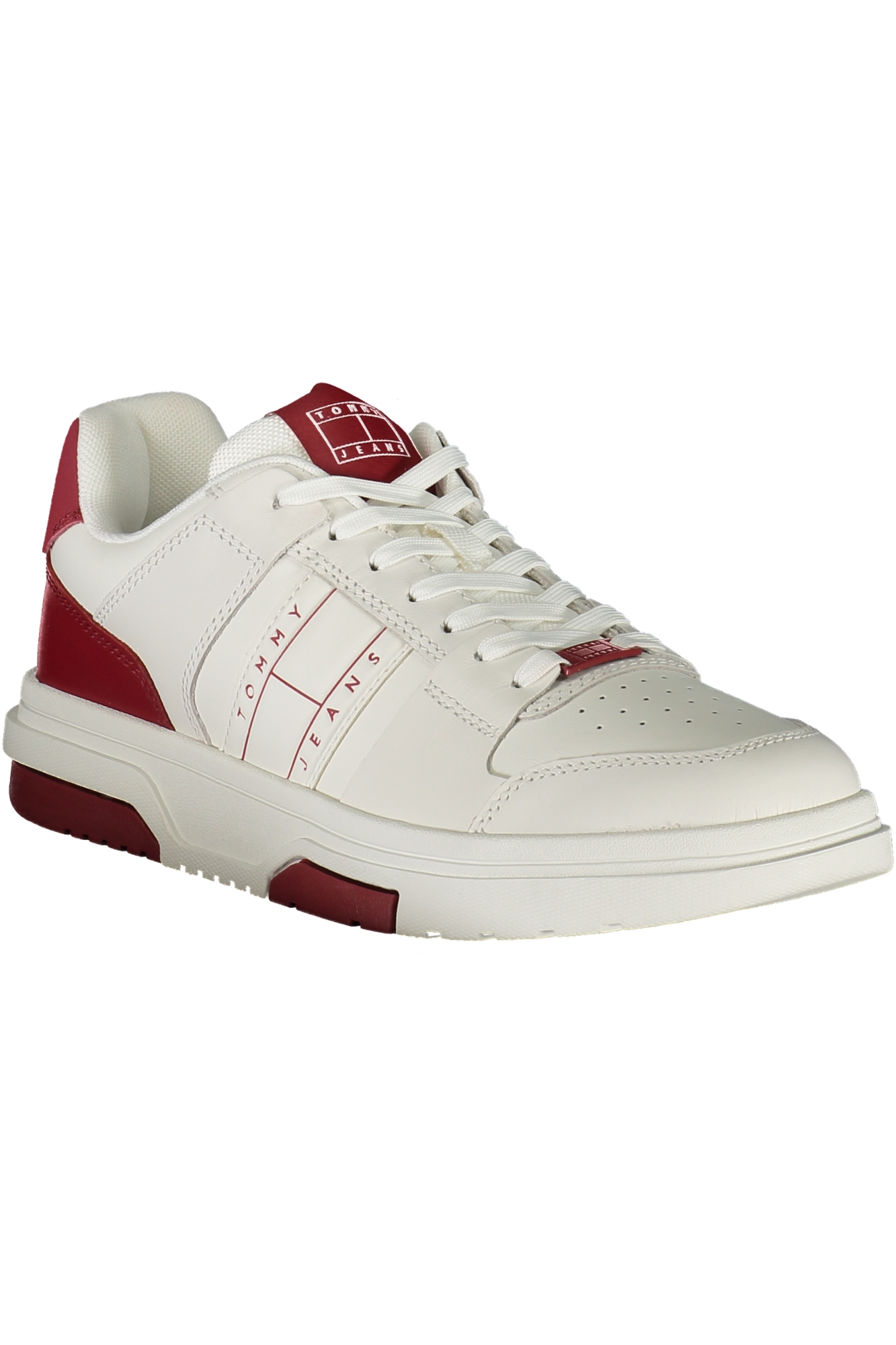 TOMMY HILFIGER raudoni vyriški sportiniai batai TOMMY HILFIGER raudoni vyriški sportiniai batai - Image 2