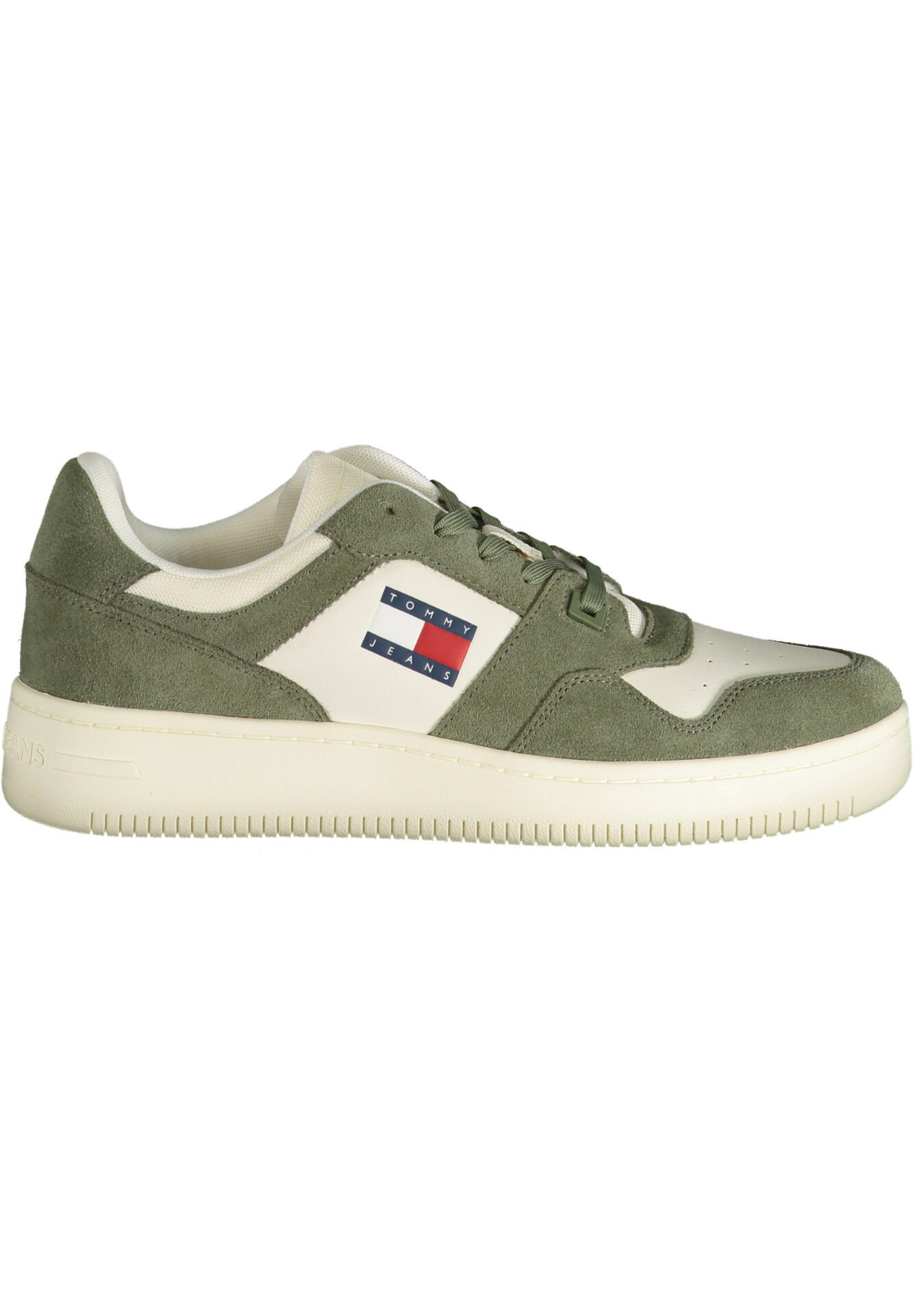TOMMY HILFIGER GREEN MEN'S SPORTS SHOES