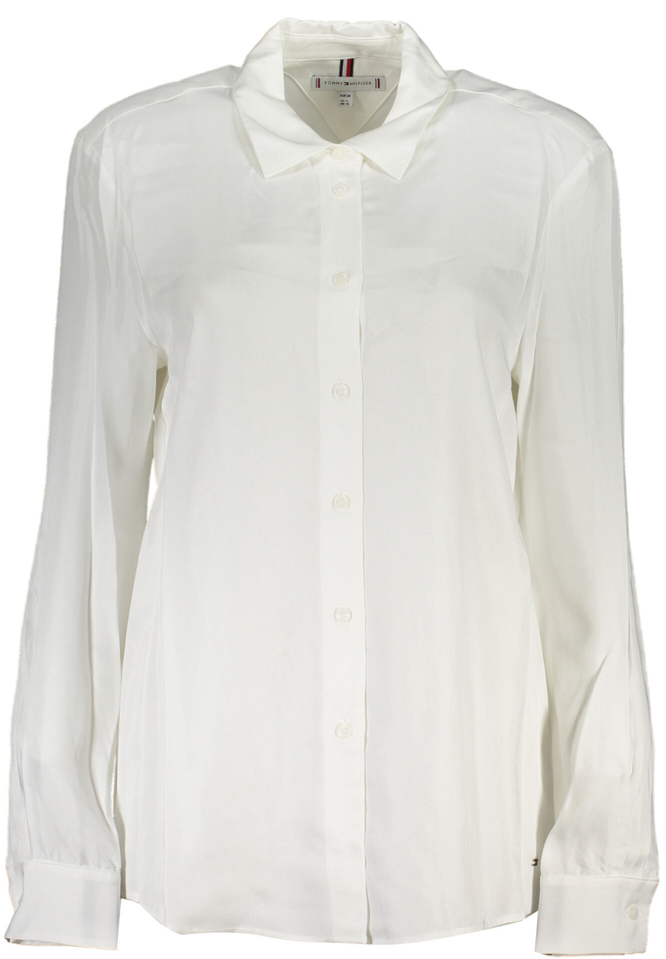 TOMMY HILFIGER WOMEN'S LONG SLEEVE SHIRT WHITE