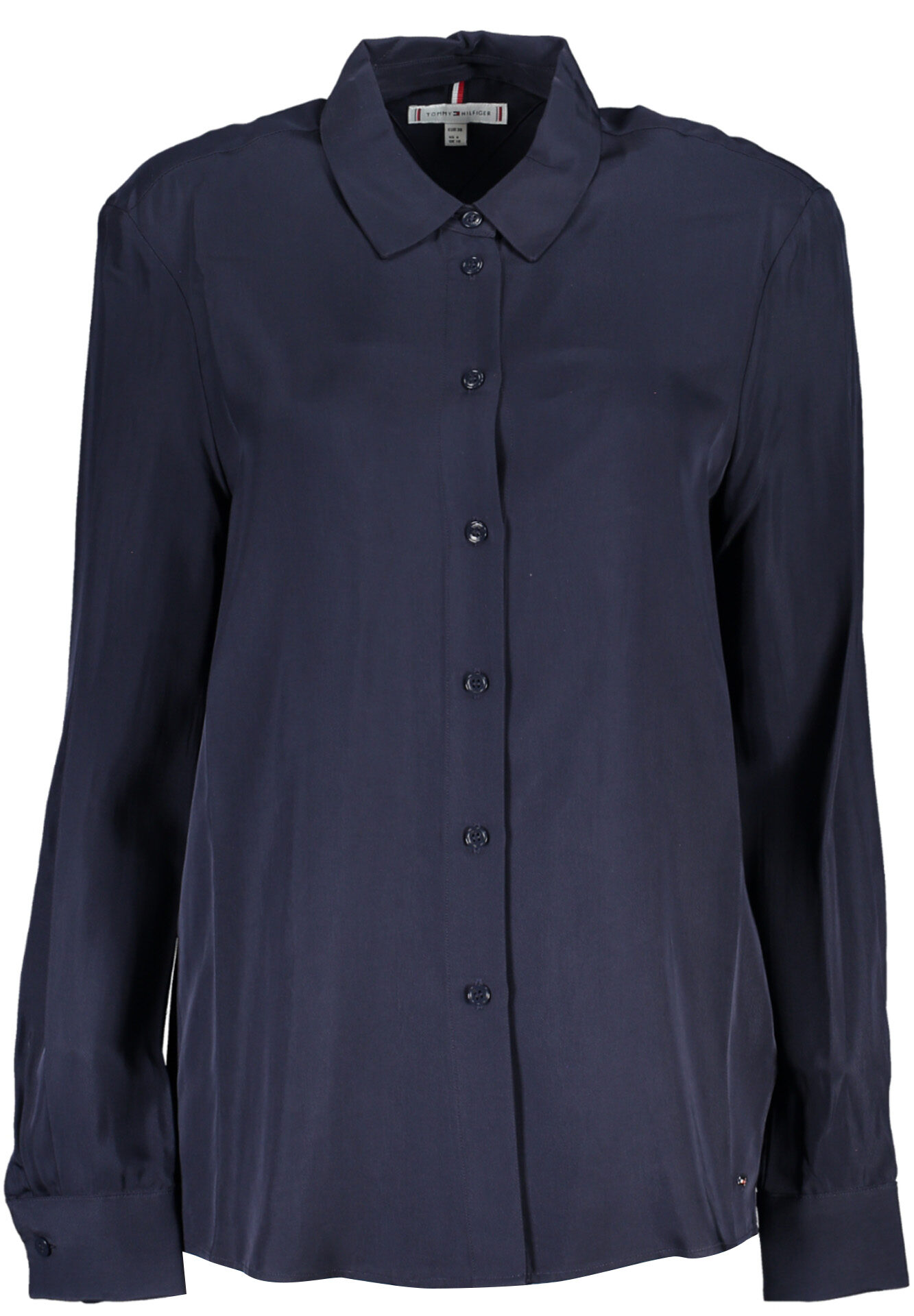 TOMMY HILFIGER WOMEN'S LONG SLEEVE SHIRT BLUE
