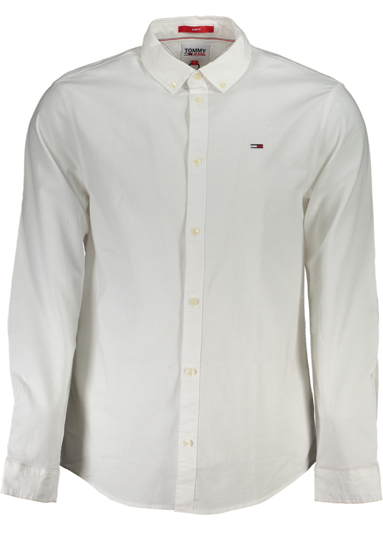 TOMMY HILFIGER MEN'S WHITE LONG SLEEVE SHIRT