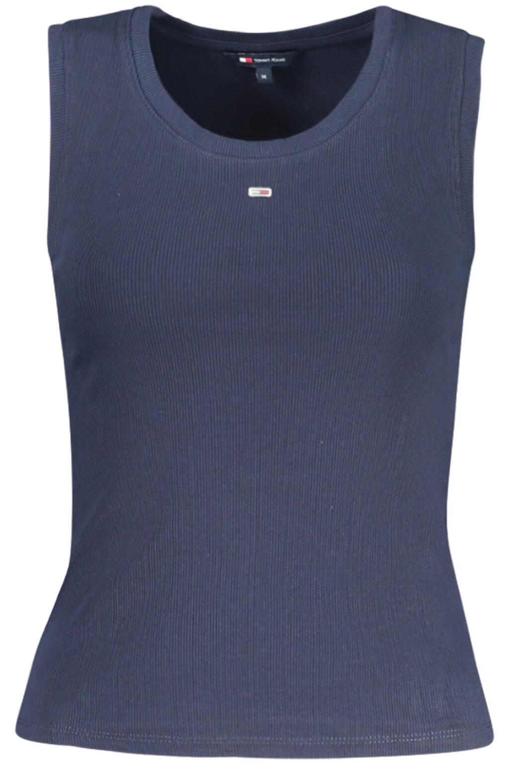 tommyhilfigercanottadonnablu_1 TOMMY HILFIGER moteriški marškinėliai be rankovių, mėlyni
