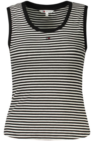 TOMMY HILFIGER moteriška juoda palaidinė be rankovių