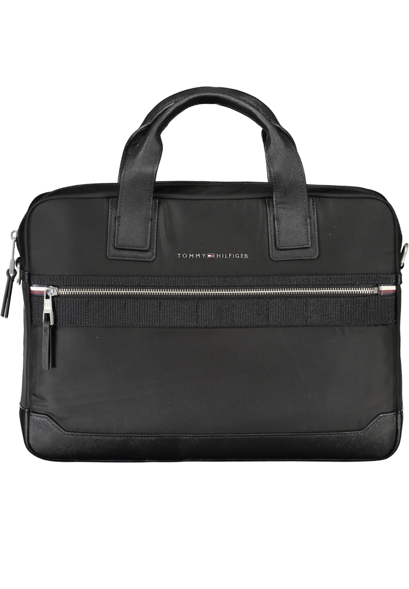 TOMMY HILFIGER BLACK MAN BRIEFCASE