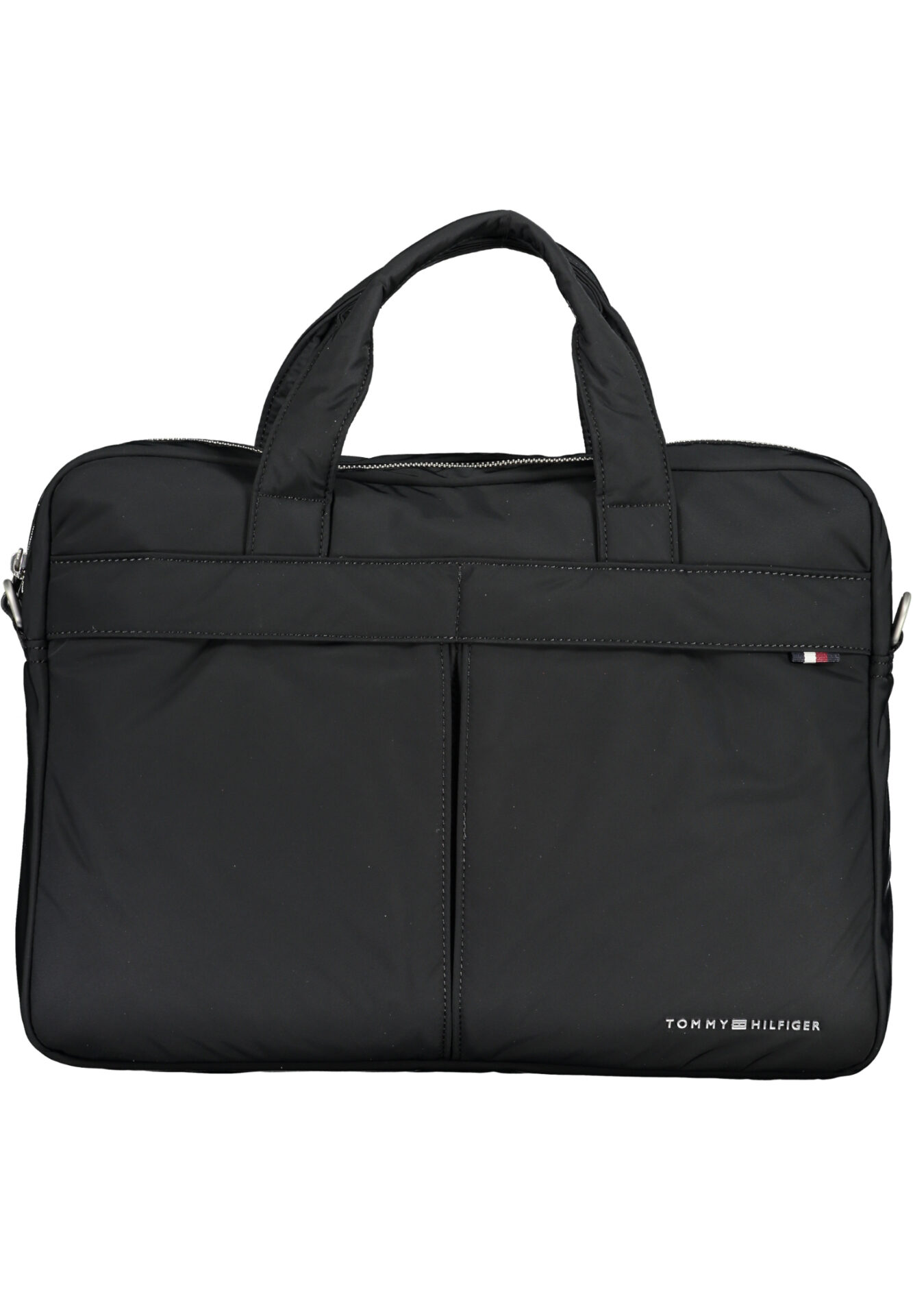 TOMMY HILFIGER BLACK MAN BRIEFCASE