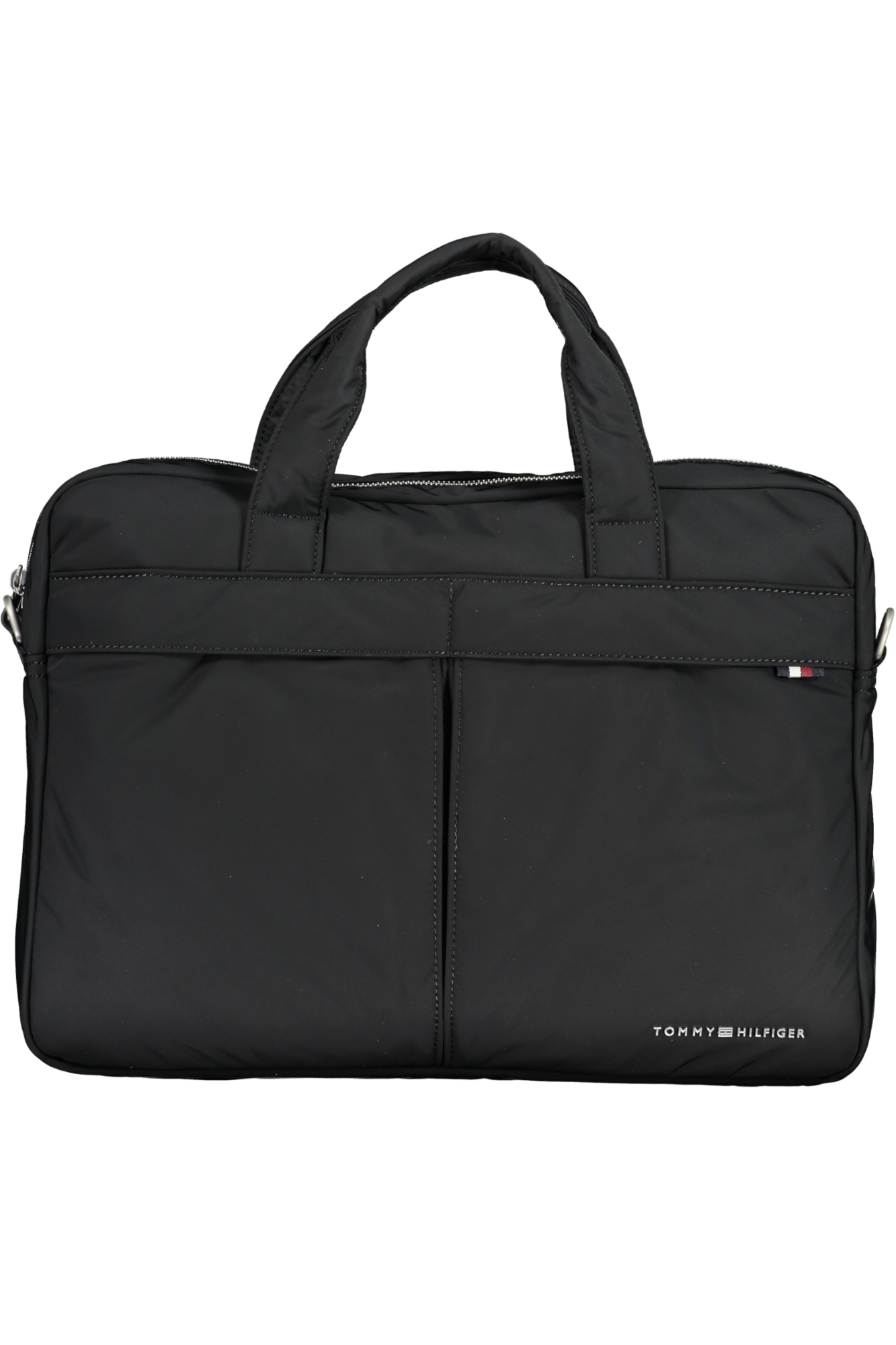 TOMMY HILFIGER juodas vyriškas portfelis TOMMY HILFIGER juodas vyriškas portfelis