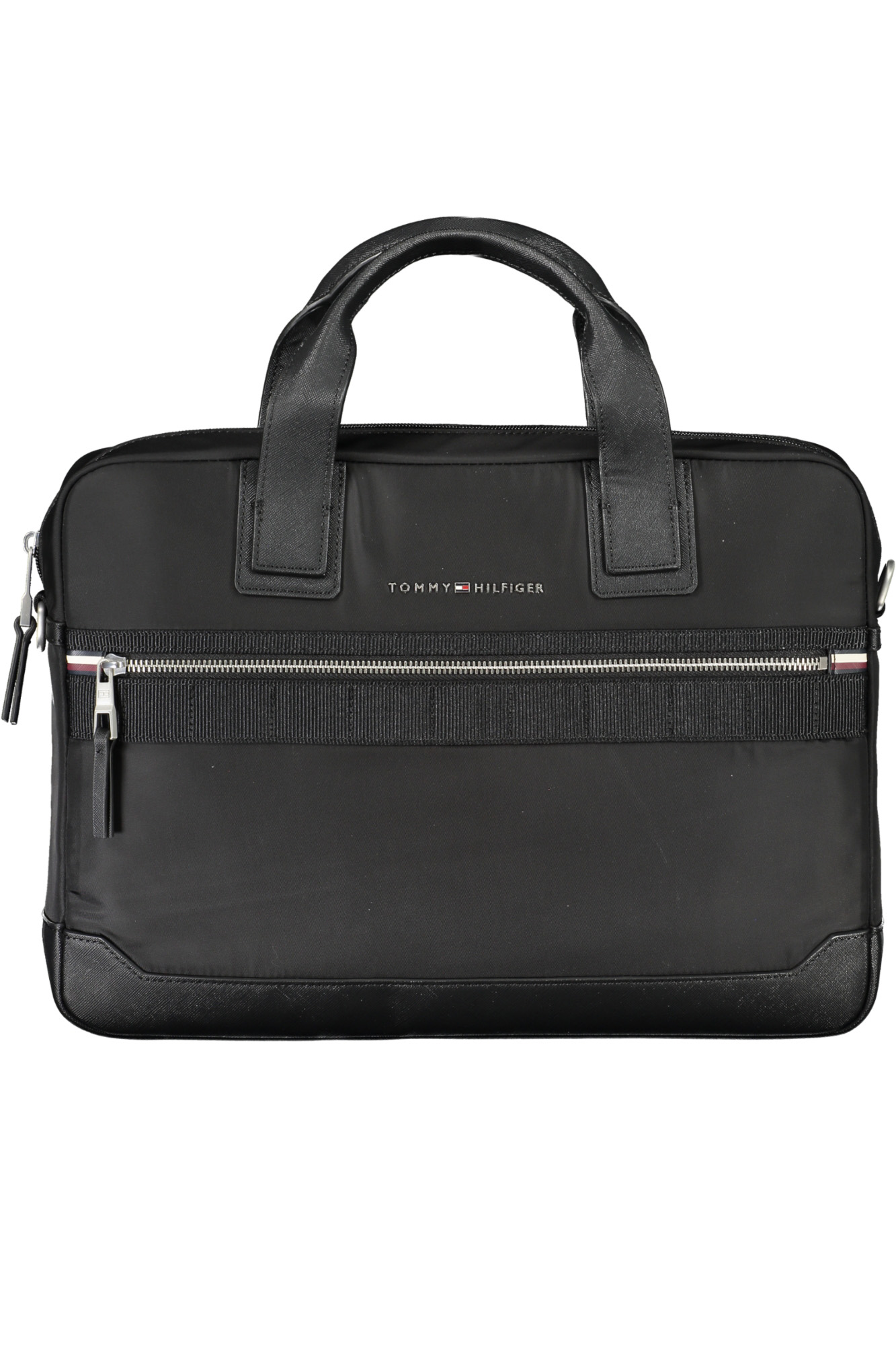 TOMMY HILFIGER juodas vyriškas portfelis TOMMY HILFIGER juodas vyriškas portfelis