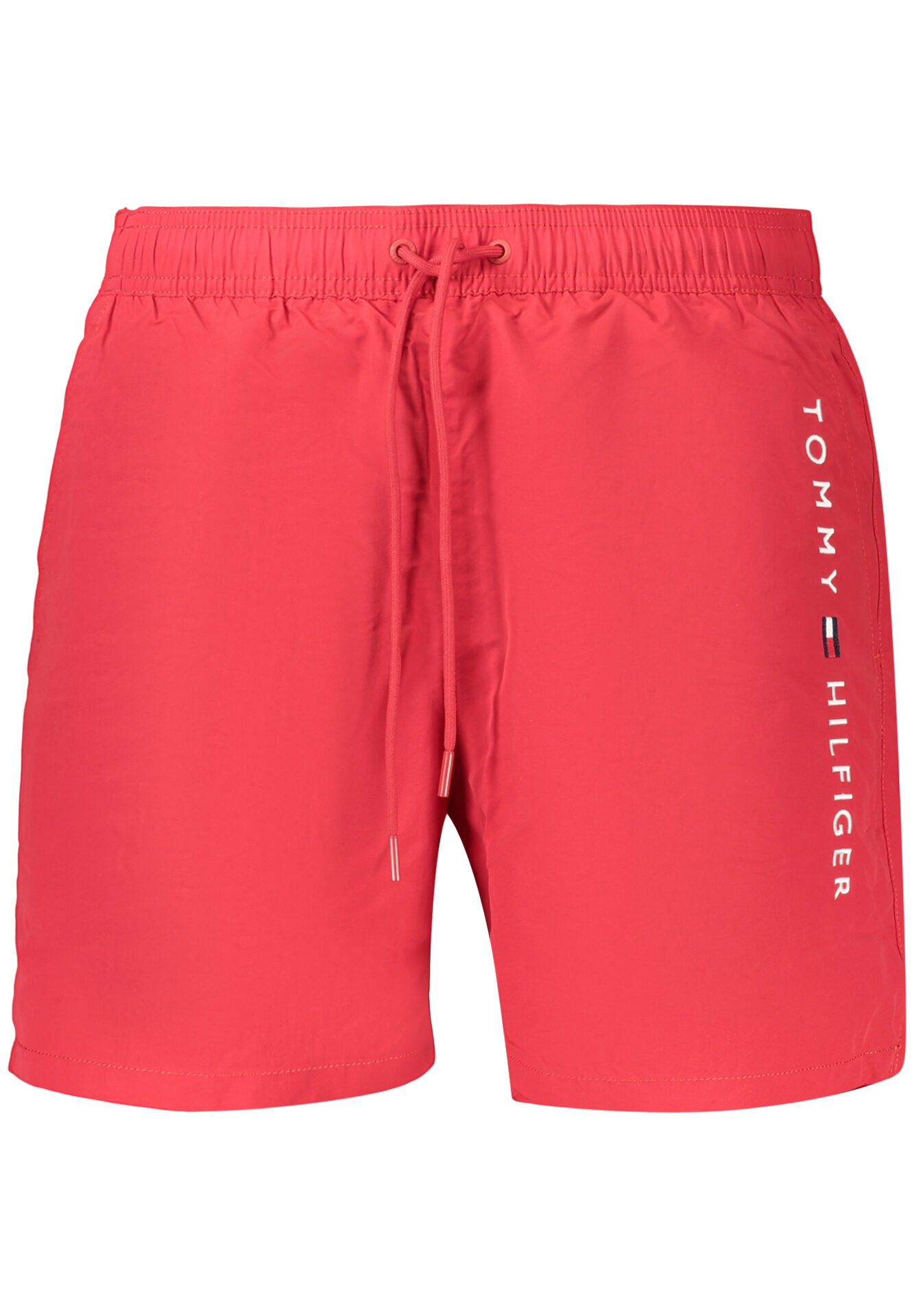 TOMMY HILFIGER MEN'S RED BOTTOM SWIMSUIT
