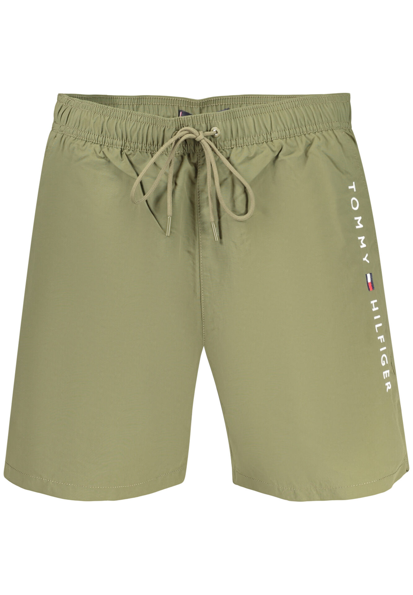 TOMMY HILFIGER MEN'S GREEN BOTTOM SWIMSUIT