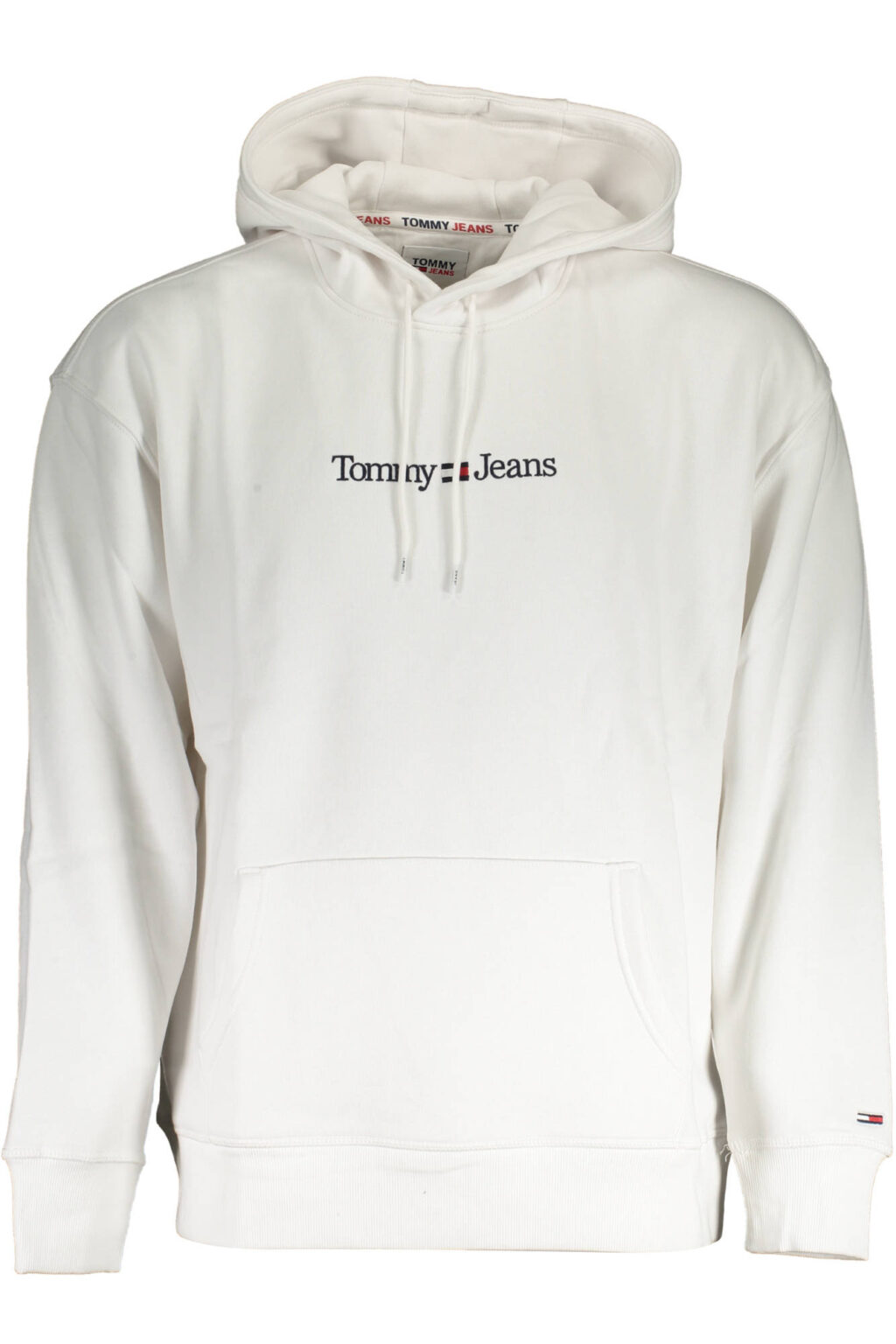 tommyhilfigerfelpaconzipuomobianco_1 TOMMY HILFIGER baltas vyriškas džemperis su užtrauktuku