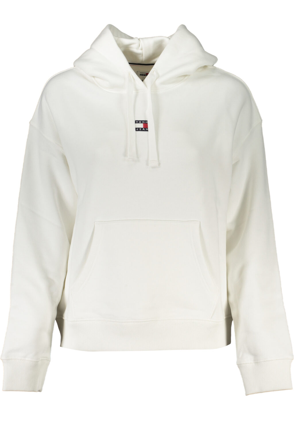 tommyhilfigerfelpasenzazipdonnabianco_1 TOMMY HILFIGER baltas moteriškas džemperis