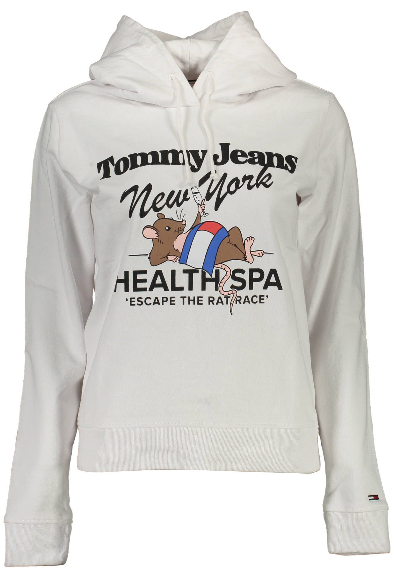 TOMMY HILFIGER SWEATSHIRT WITHOUT ZIP WOMEN WHITE