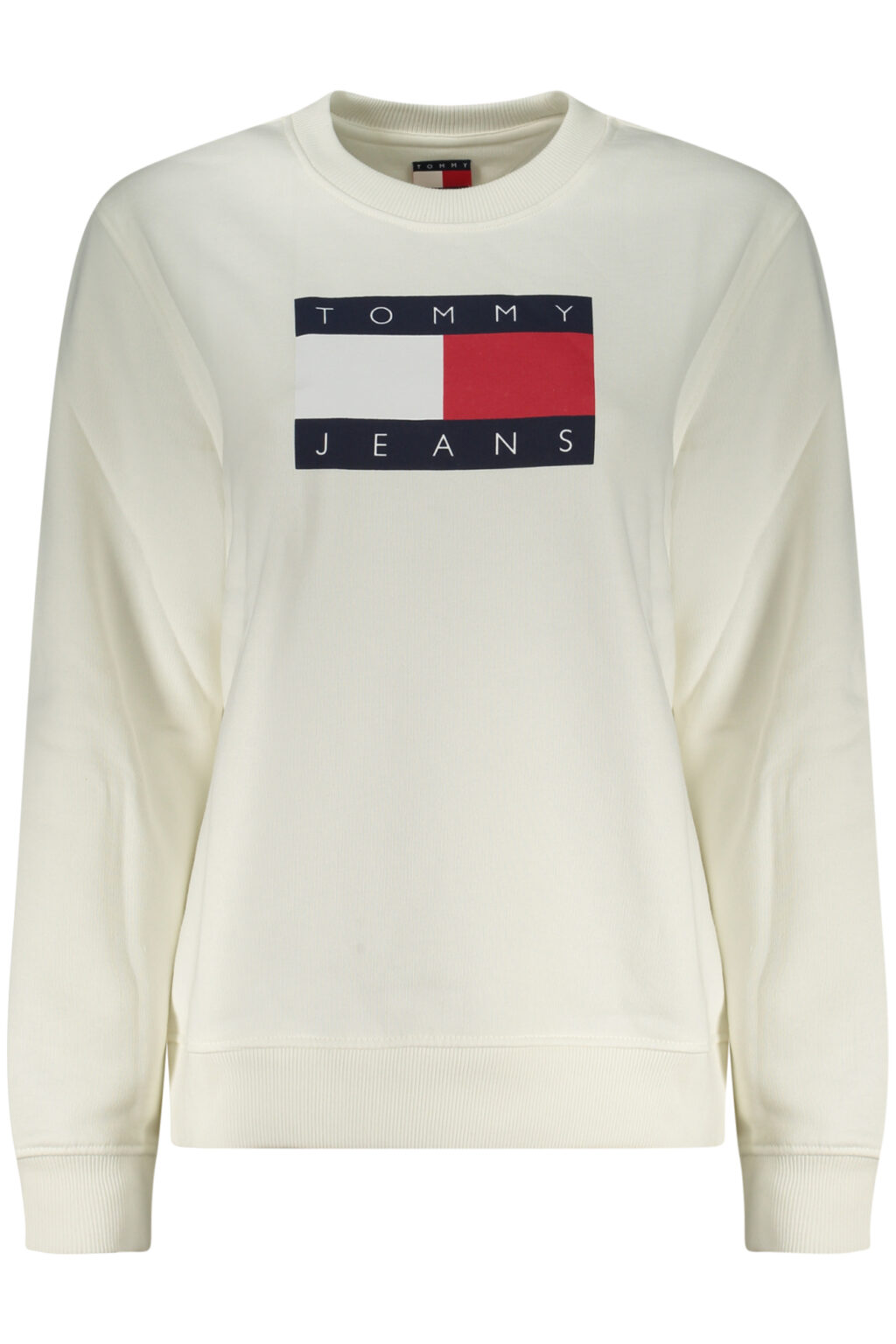 tommyhilfigerfelpasenzazipdonnabianco_1 TOMMY HILFIGER moteriškas baltas džemperis su užtrauktuku