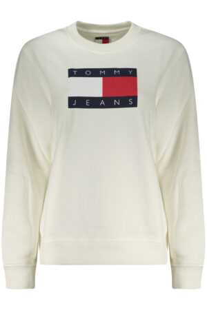 TOMMY HILFIGER WOMEN'S ZIP-UP SWEATSHIRT WHITE