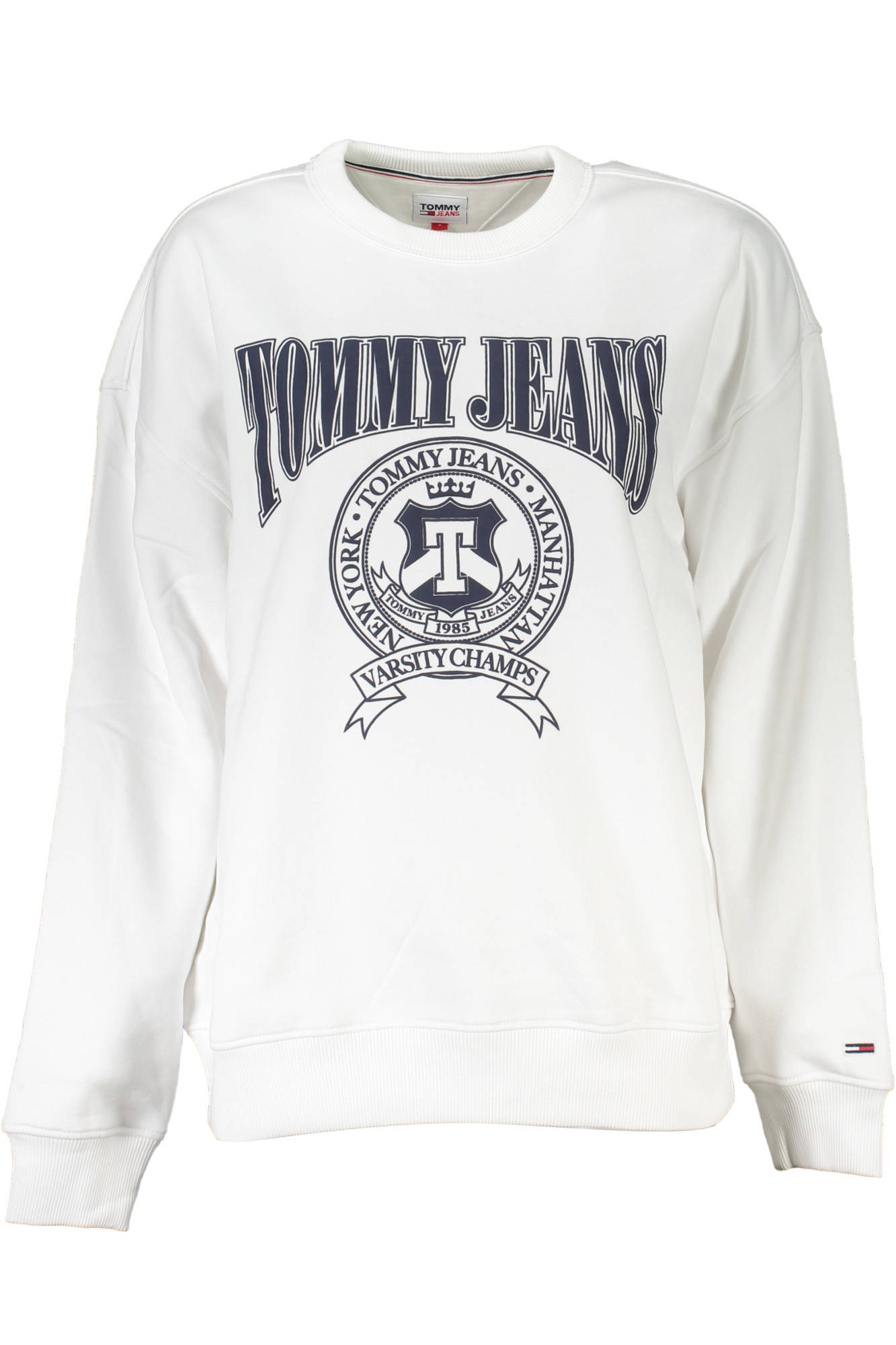TOMMY HILFIGER baltas moteriškas džemperis TOMMY HILFIGER baltas moteriškas džemperis