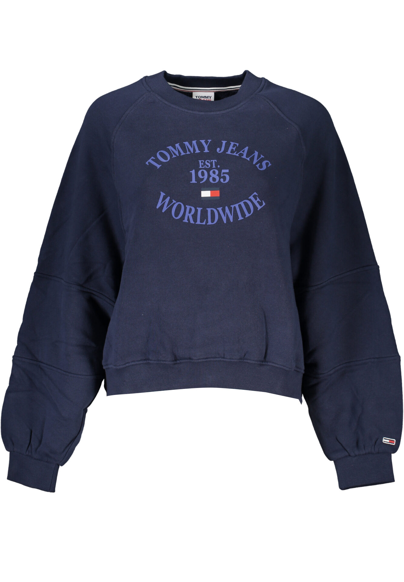 TOMMY HILFIGER WOMEN'S BLUE ZIPLESS SWEATSHIRT