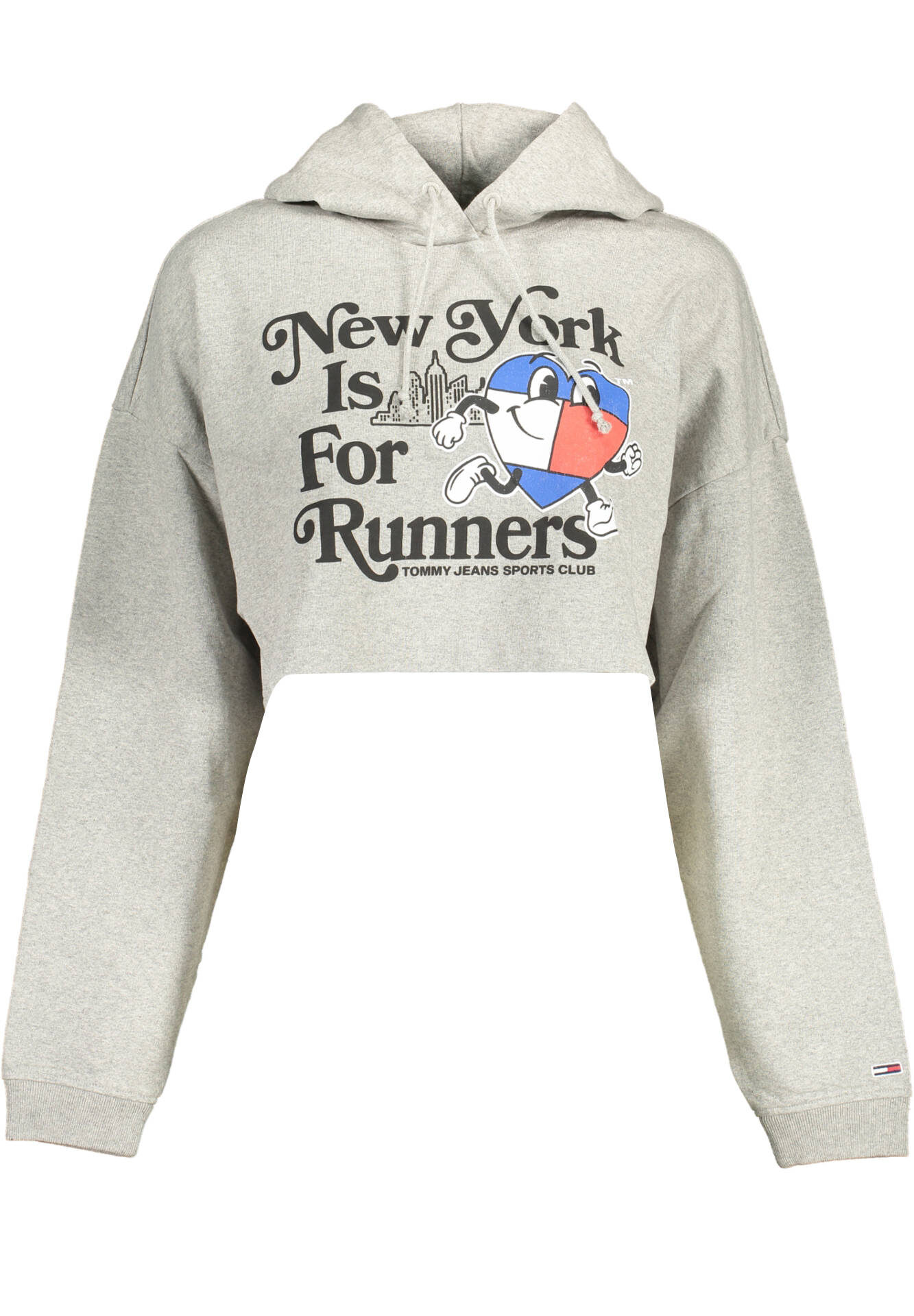 TOMMY HILFIGER SWEATSHIRT WITHOUT ZIP WOMEN GRAY