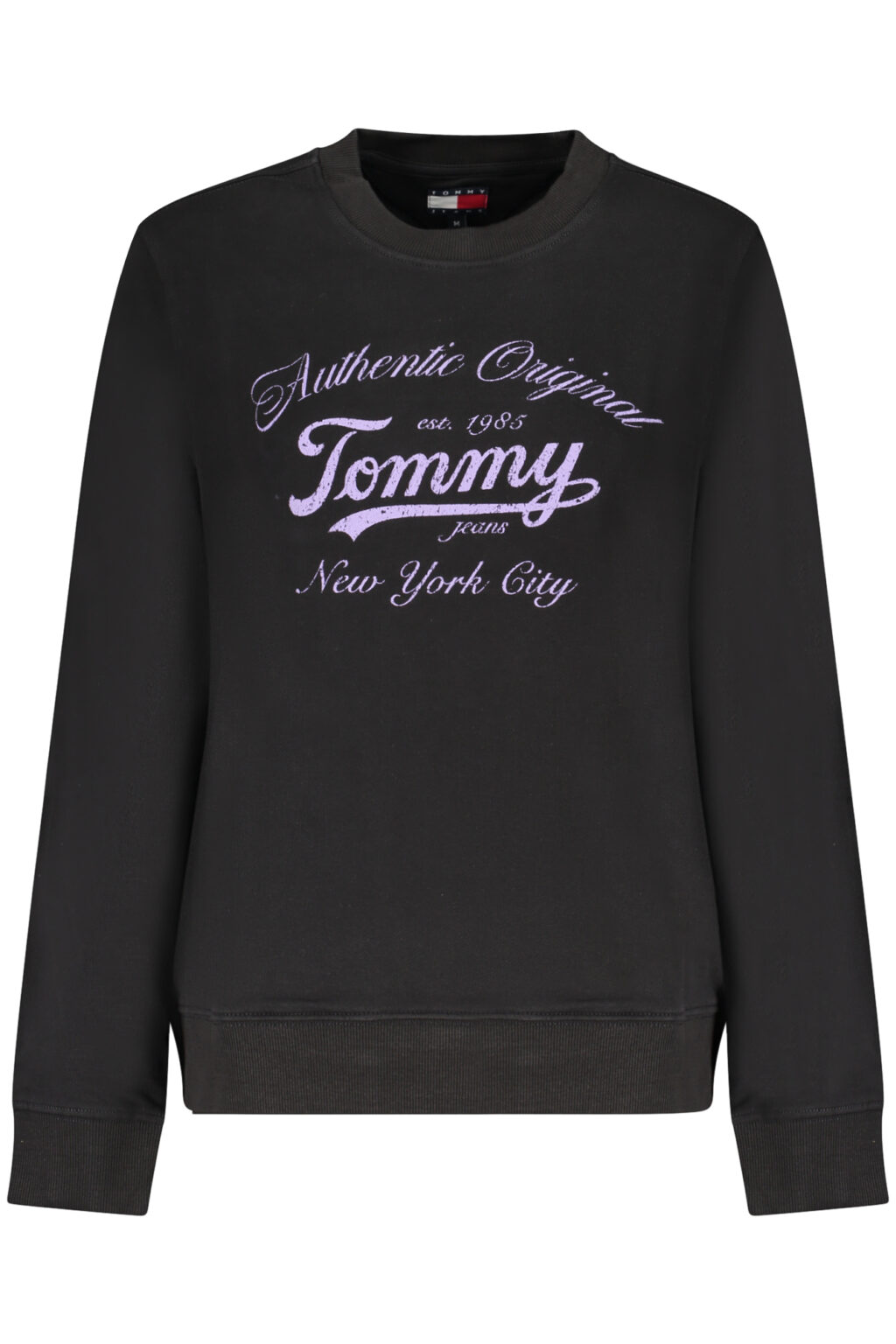 TOMMY HILFIGER moteriškas užsegamas džemperis, juodas