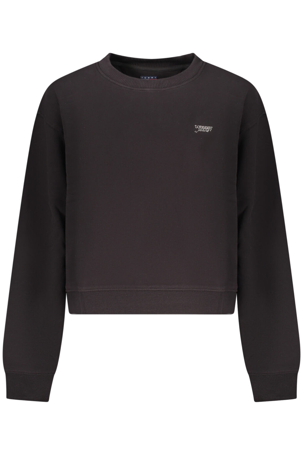 tommyhilfigerfelpasenzazipdonnanero_1 TOMMY HILFIGER moteriškas juodas džemperis su užtrauktuku