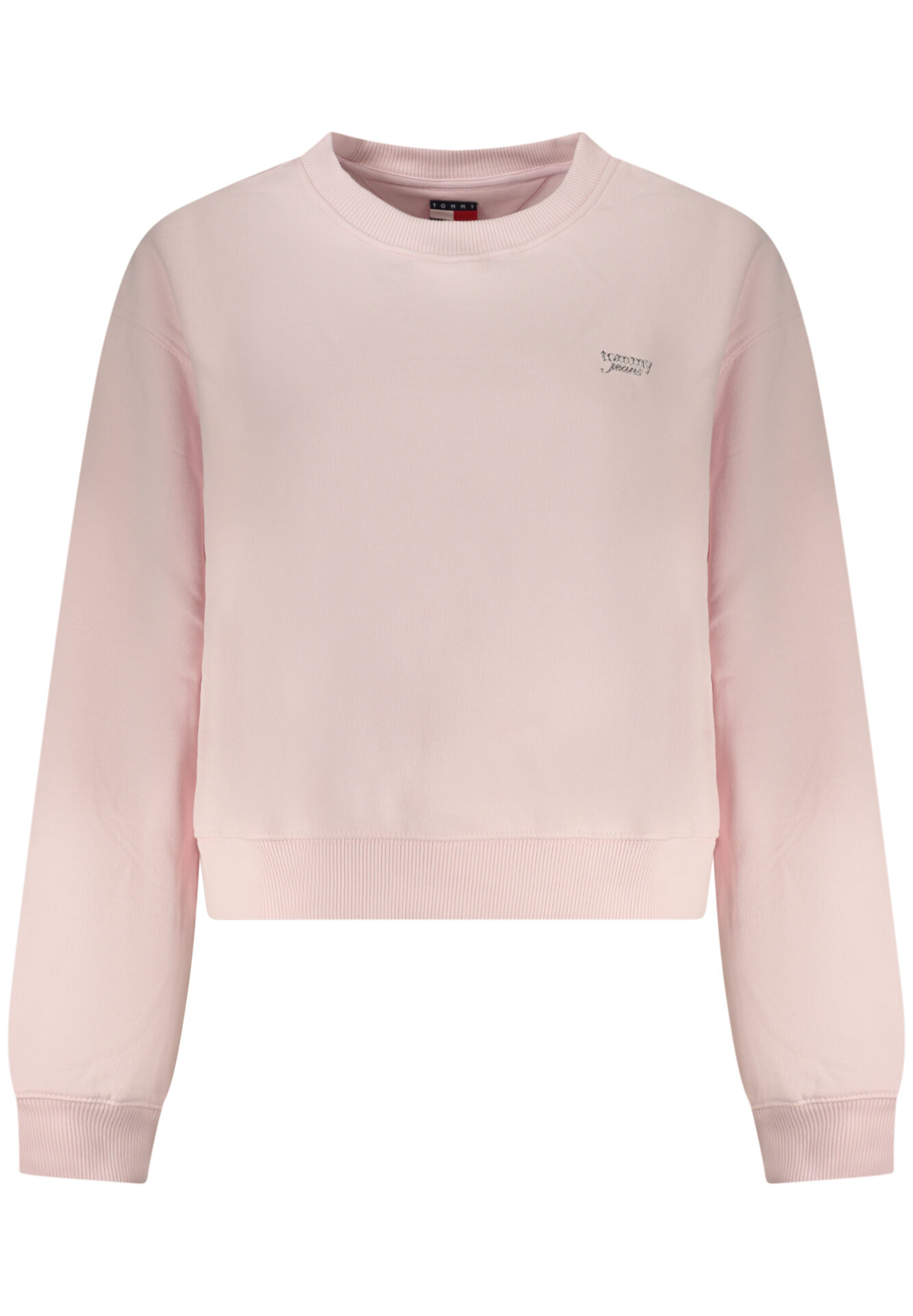 TOMMY HILFIGER WOMEN'S PINK ZIP-UP SWEATSHIRT