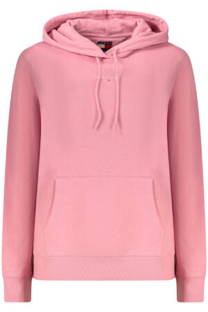 TOMMY HILFIGER WOMEN'S PINK ZIP-UP SWEATSHIRT