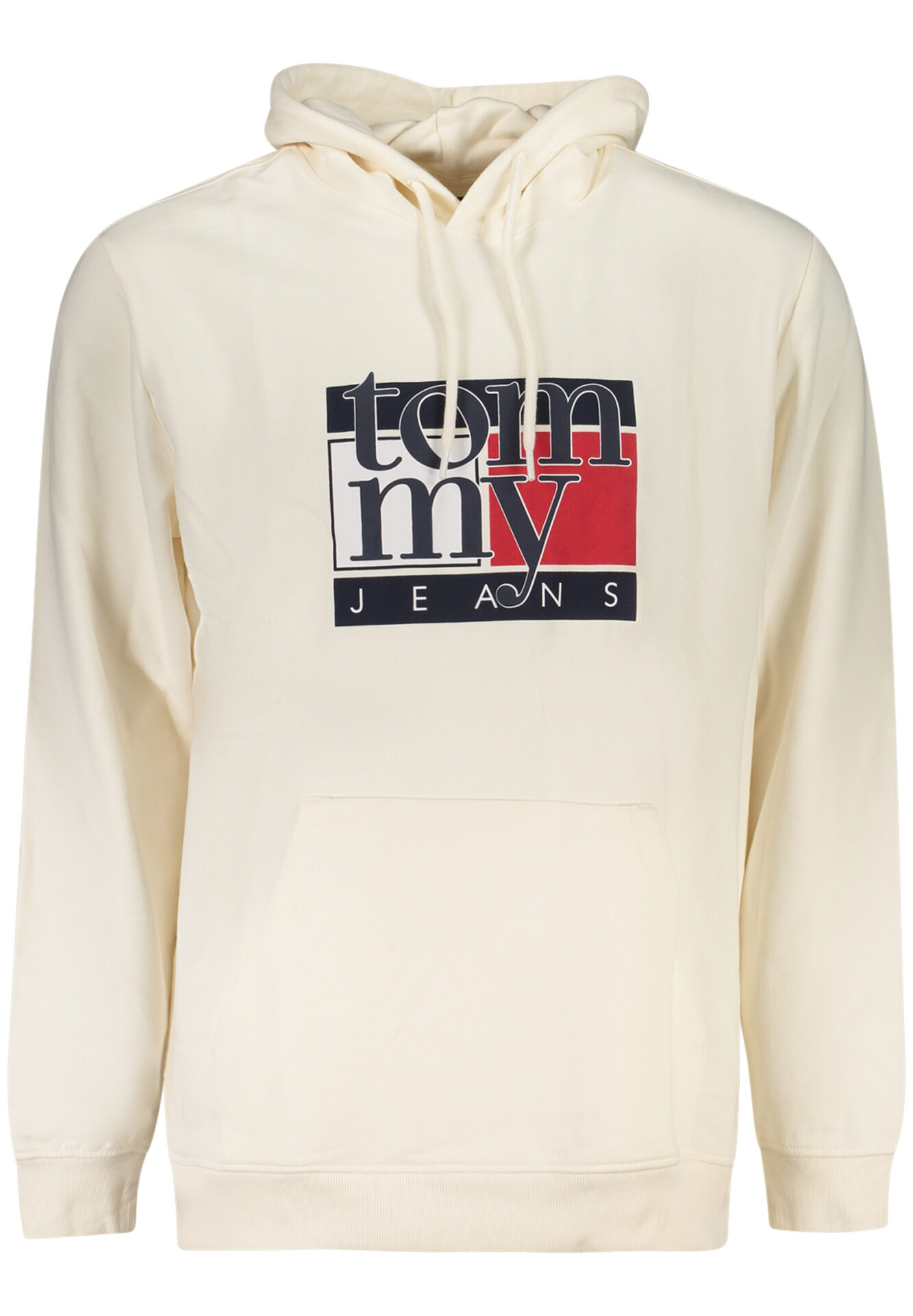 TOMMY HILFIGER MEN'S ZIP-UP SWEATSHIRT WHITE