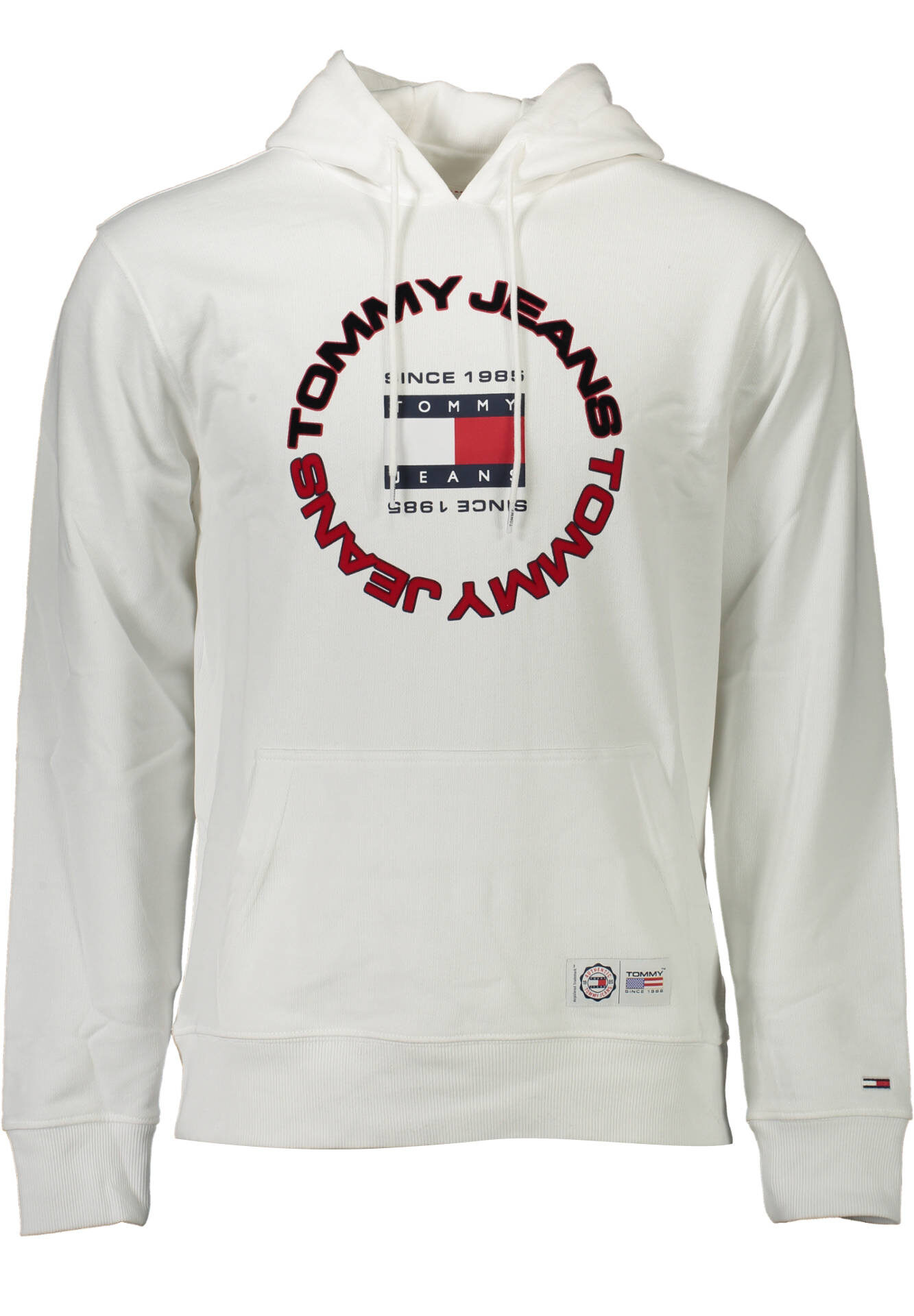 TOMMY HILFIGER MAN WHITE SWEATSHIRT WITHOUT ZIP