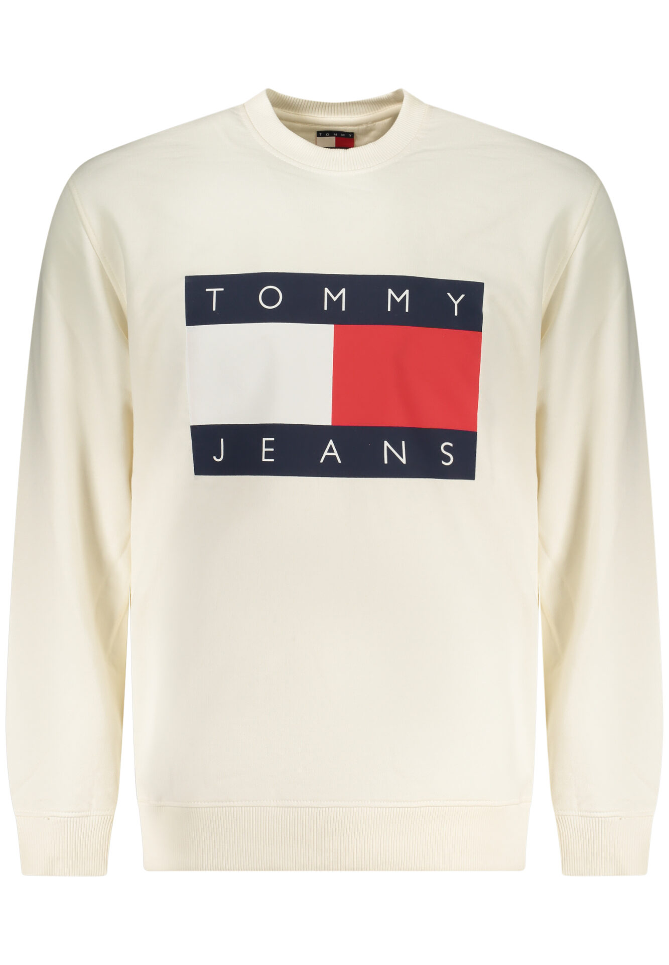 TOMMY HILFIGER MEN'S ZIP-UP SWEATSHIRT WHITE