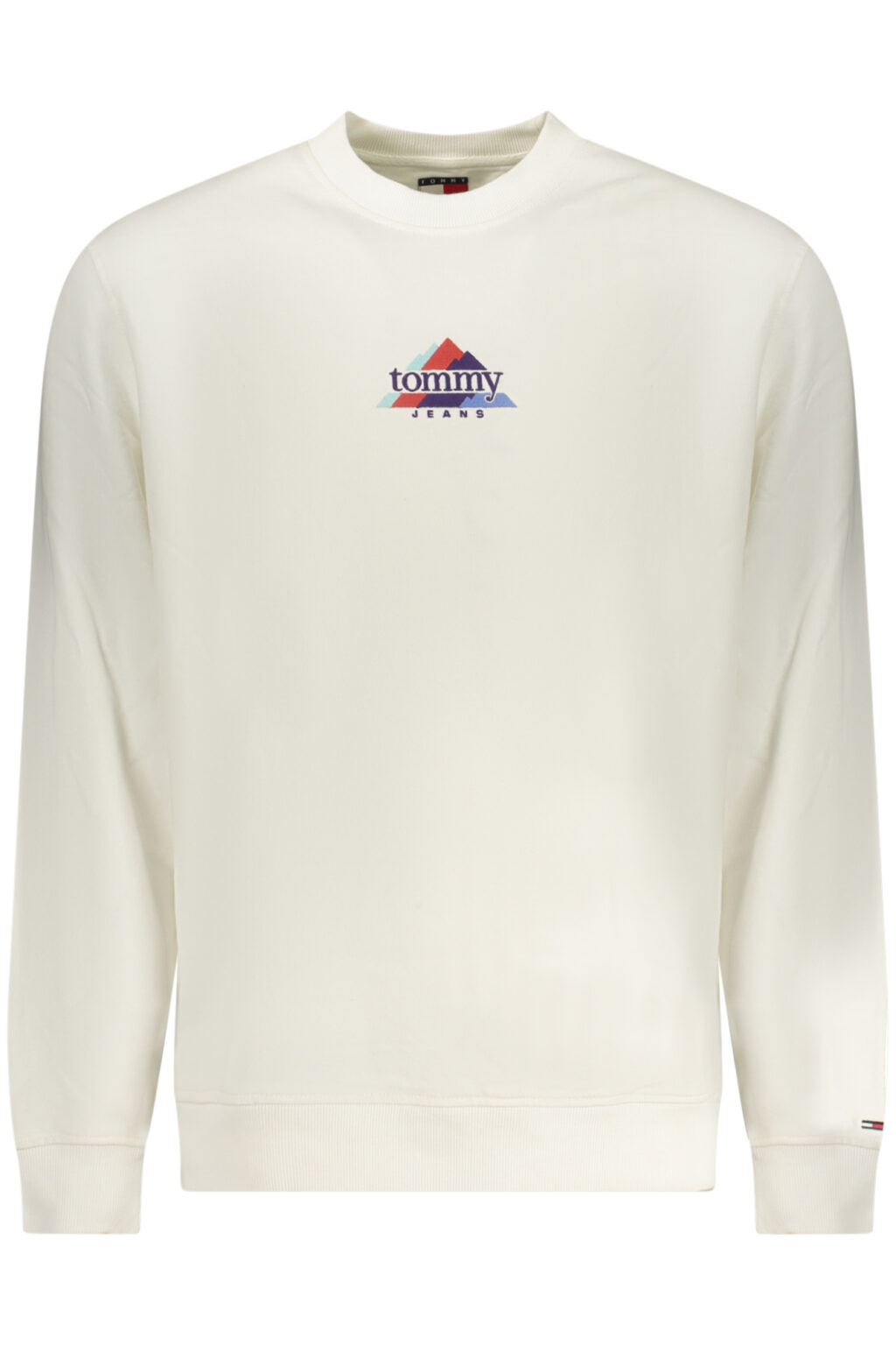 tommyhilfigerfelpasenzazipuomobianco_1 TOMMY HILFIGER vyriškas baltas džemperis su užtrauktuku