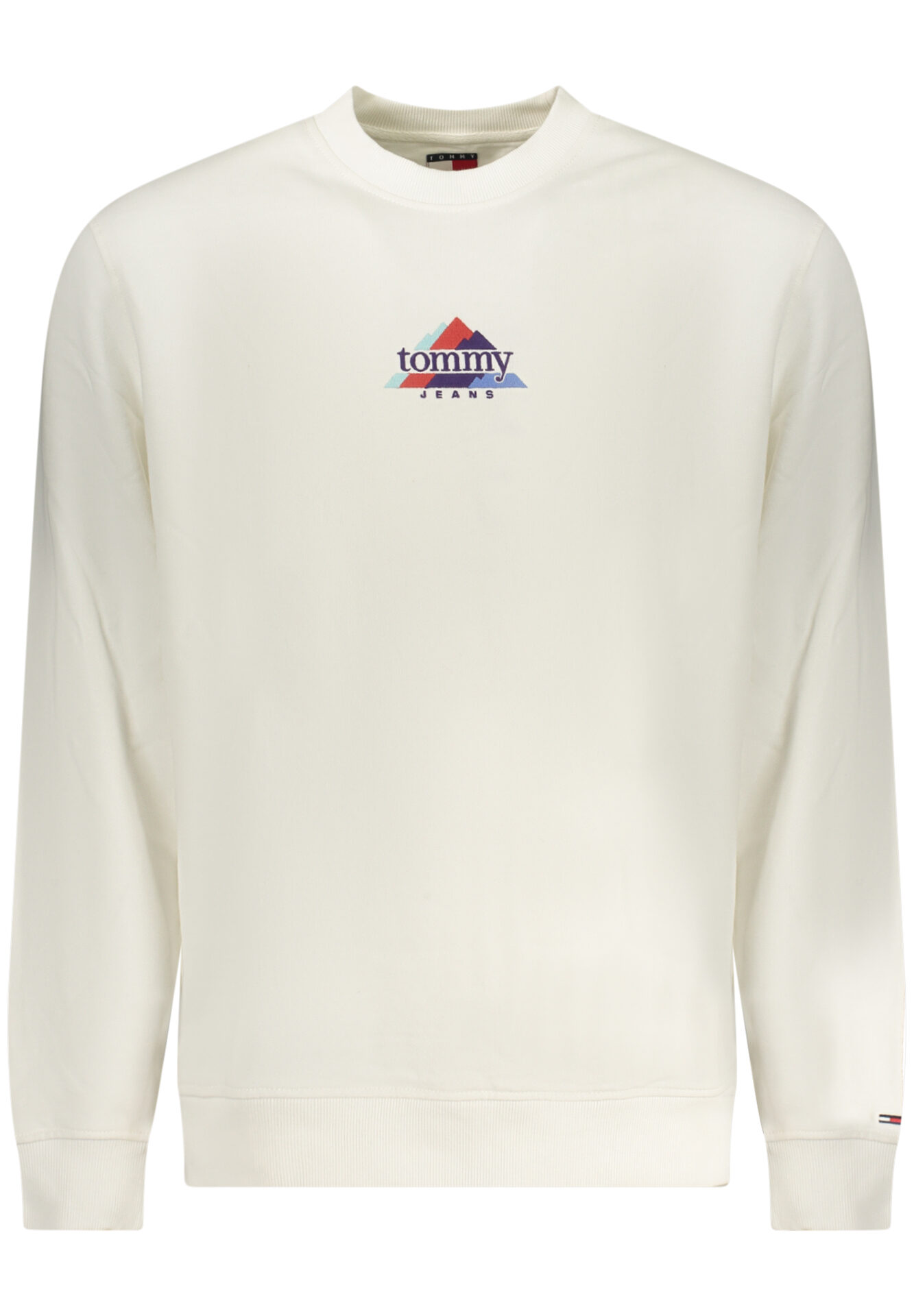 TOMMY HILFIGER MEN'S ZIP-UP SWEATSHIRT WHITE