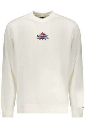 TOMMY HILFIGER MEN'S ZIP-UP SWEATSHIRT WHITE