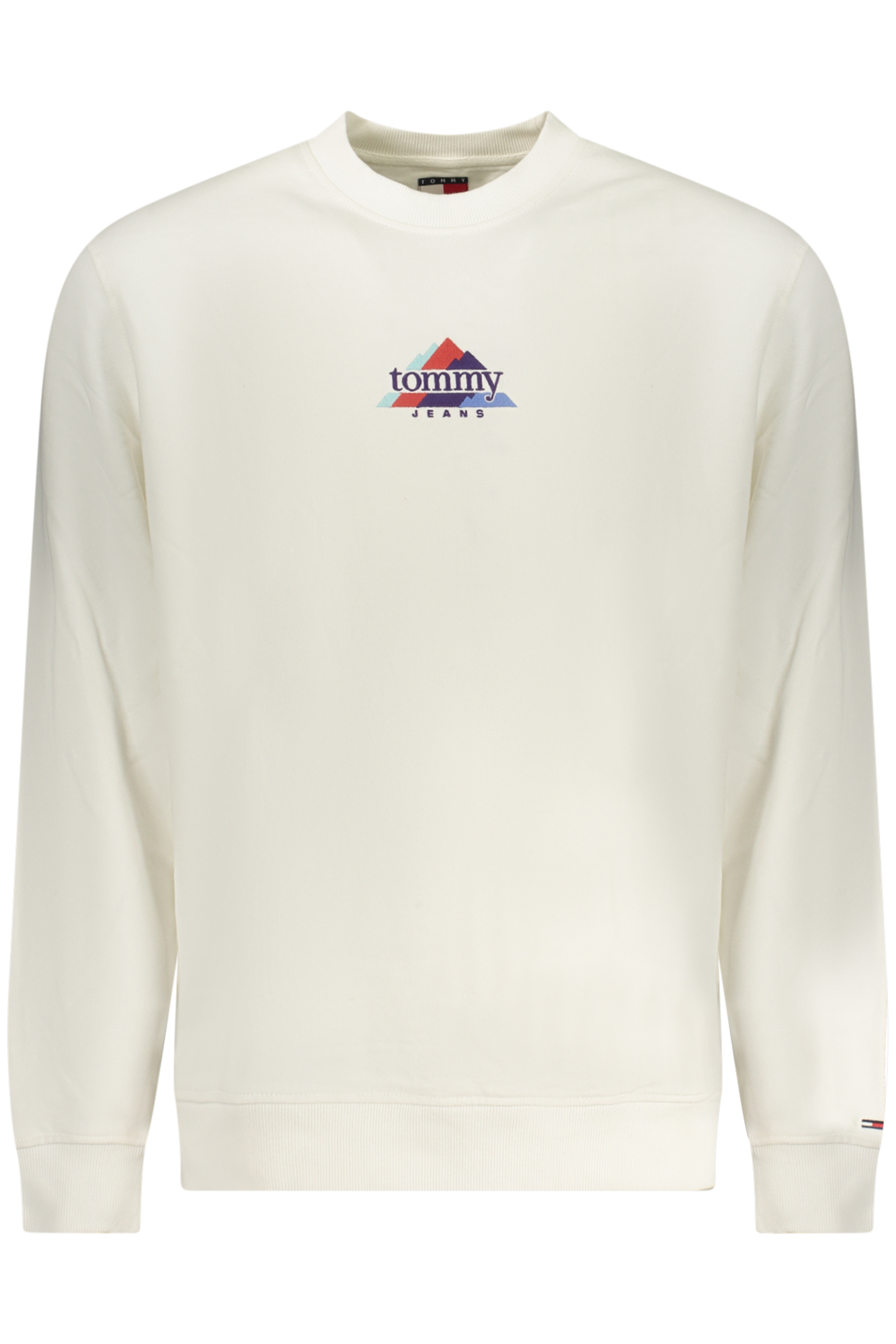 TOMMY HILFIGER MEN'S ZIP-UP SWEATSHIRT WHITE TOMMY HILFIGER MEN'S ZIP-UP SWEATSHIRT WHITE